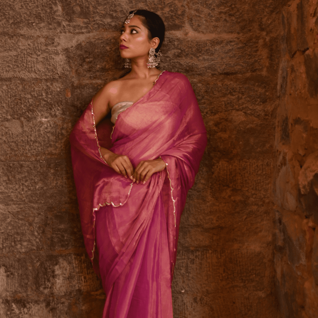 Raani Handwoven Tissue Saree