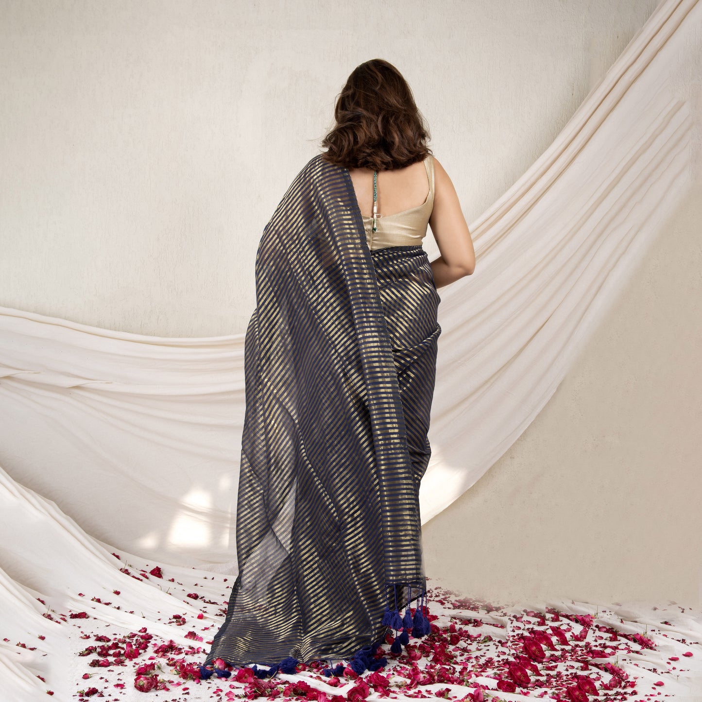 Raag Cotton Zari Saree