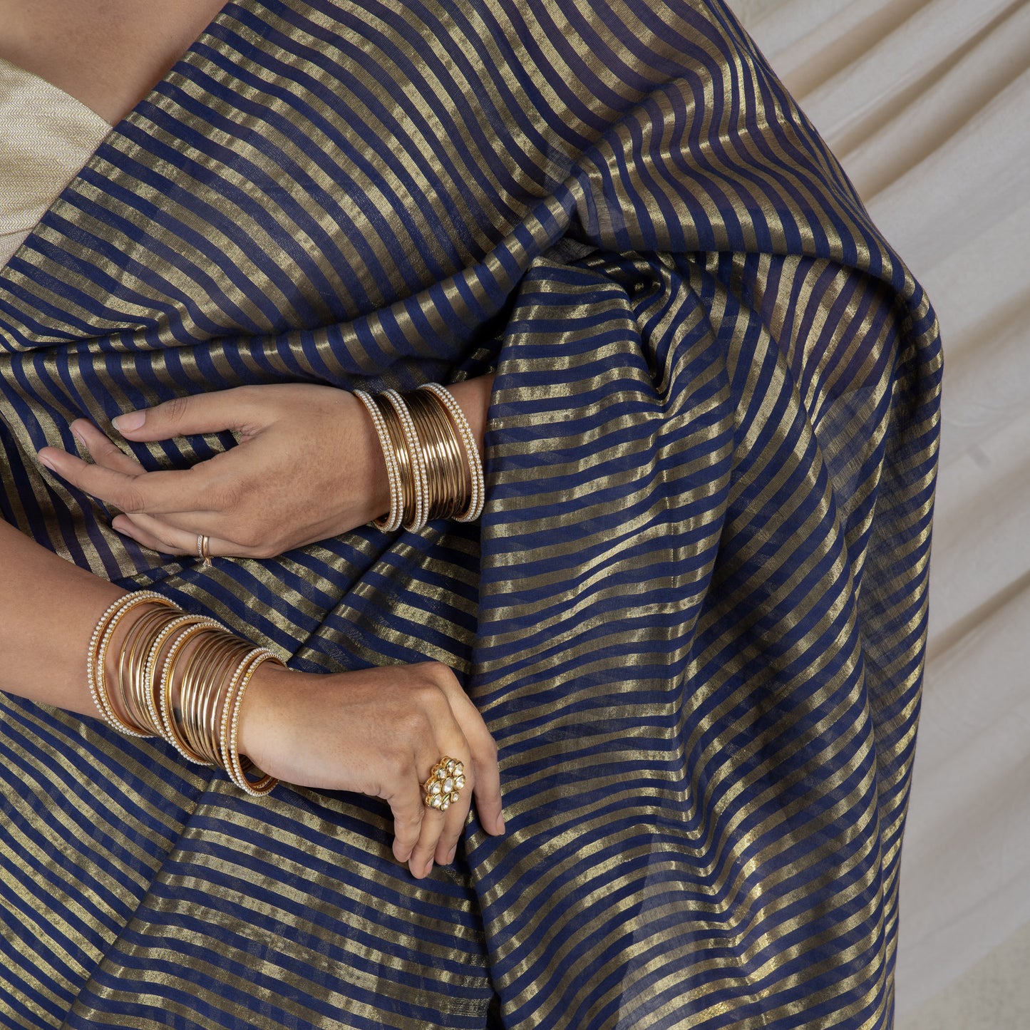Raag Cotton Zari Saree