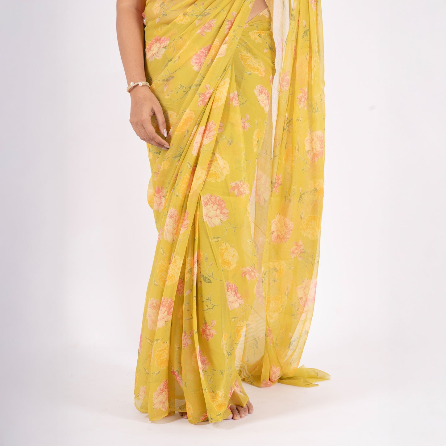 Zyra Pure Chiffon Saree