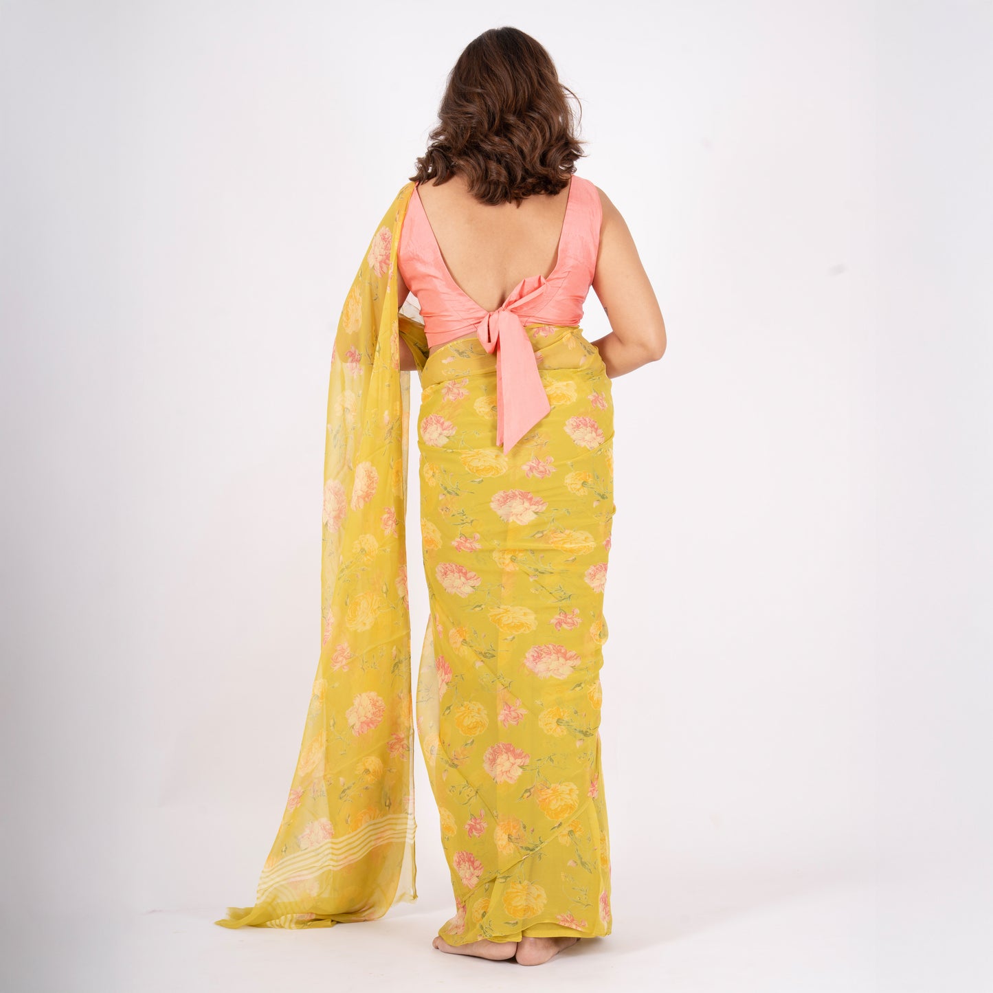 Zyra Pure Chiffon Saree