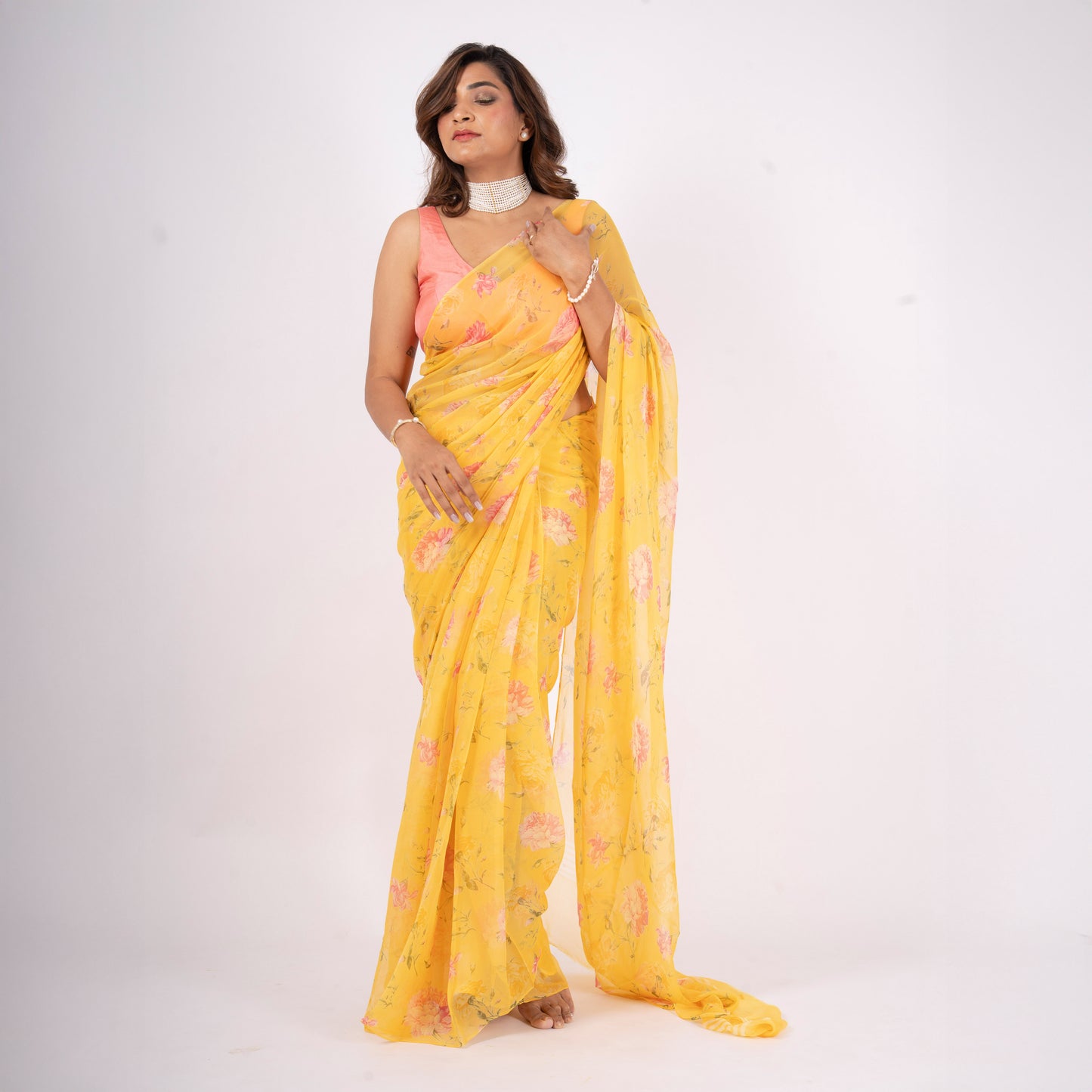 Liora Pure Chiffon Saree