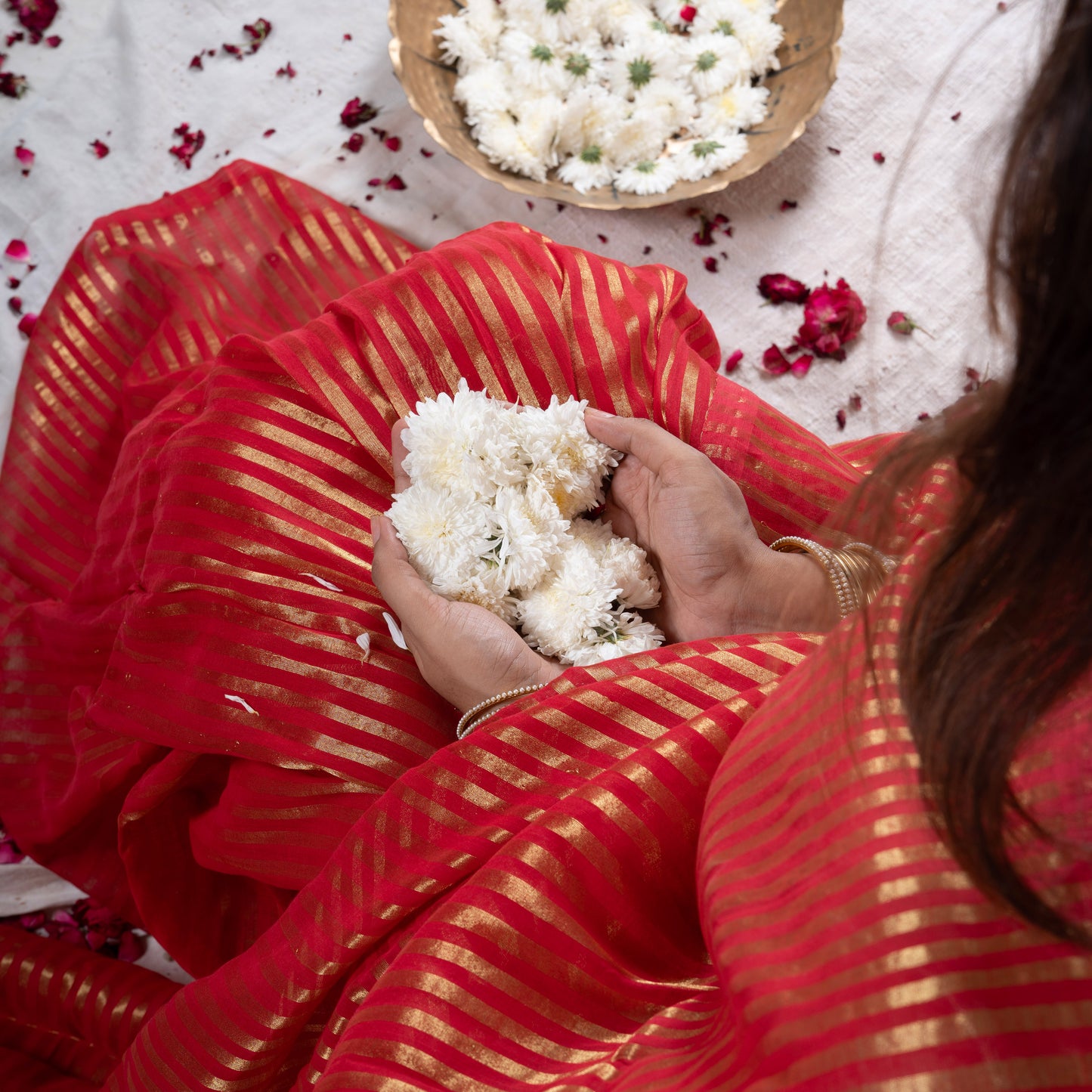 Manjari Cotton Zari Saree