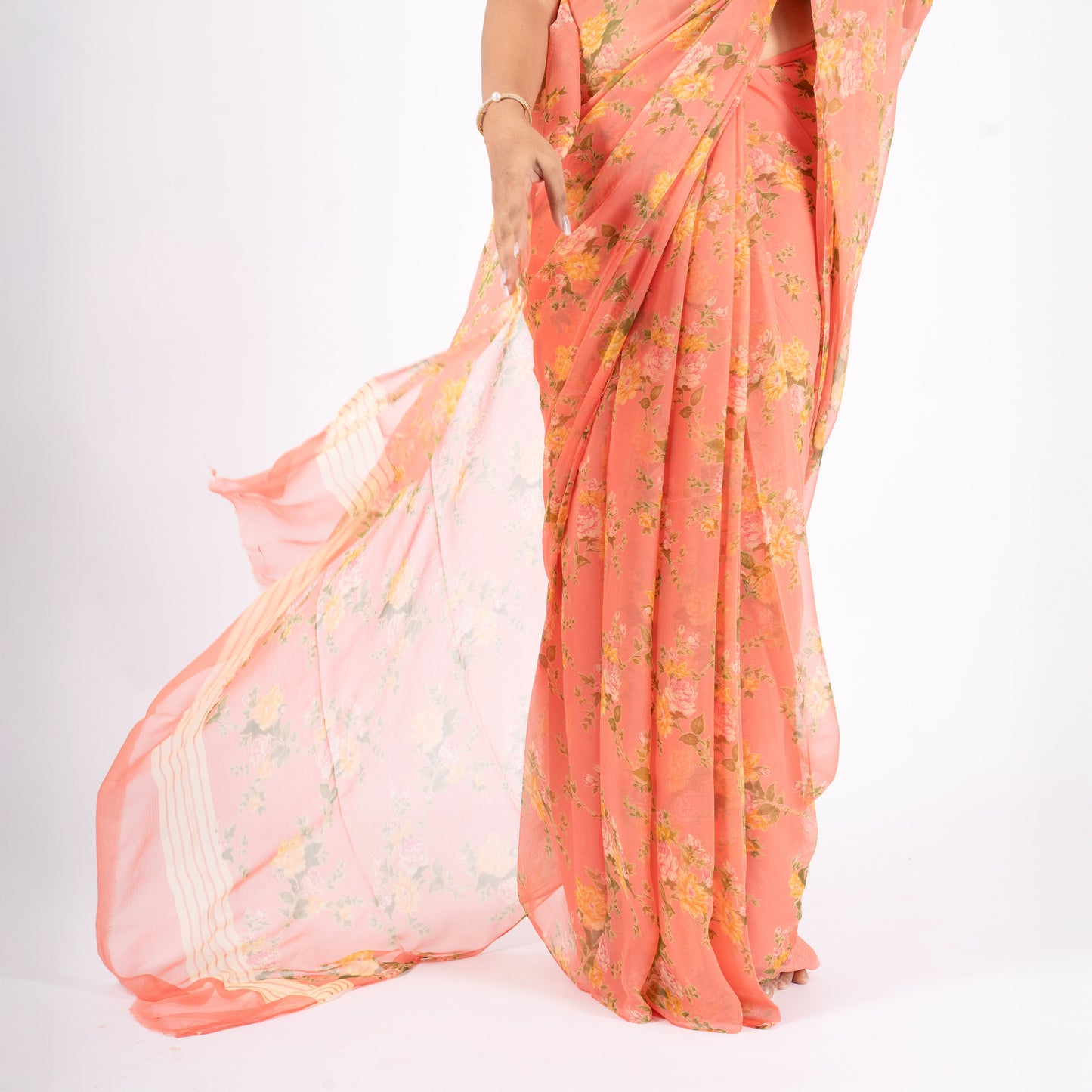Elara Pure Chiffon Saree