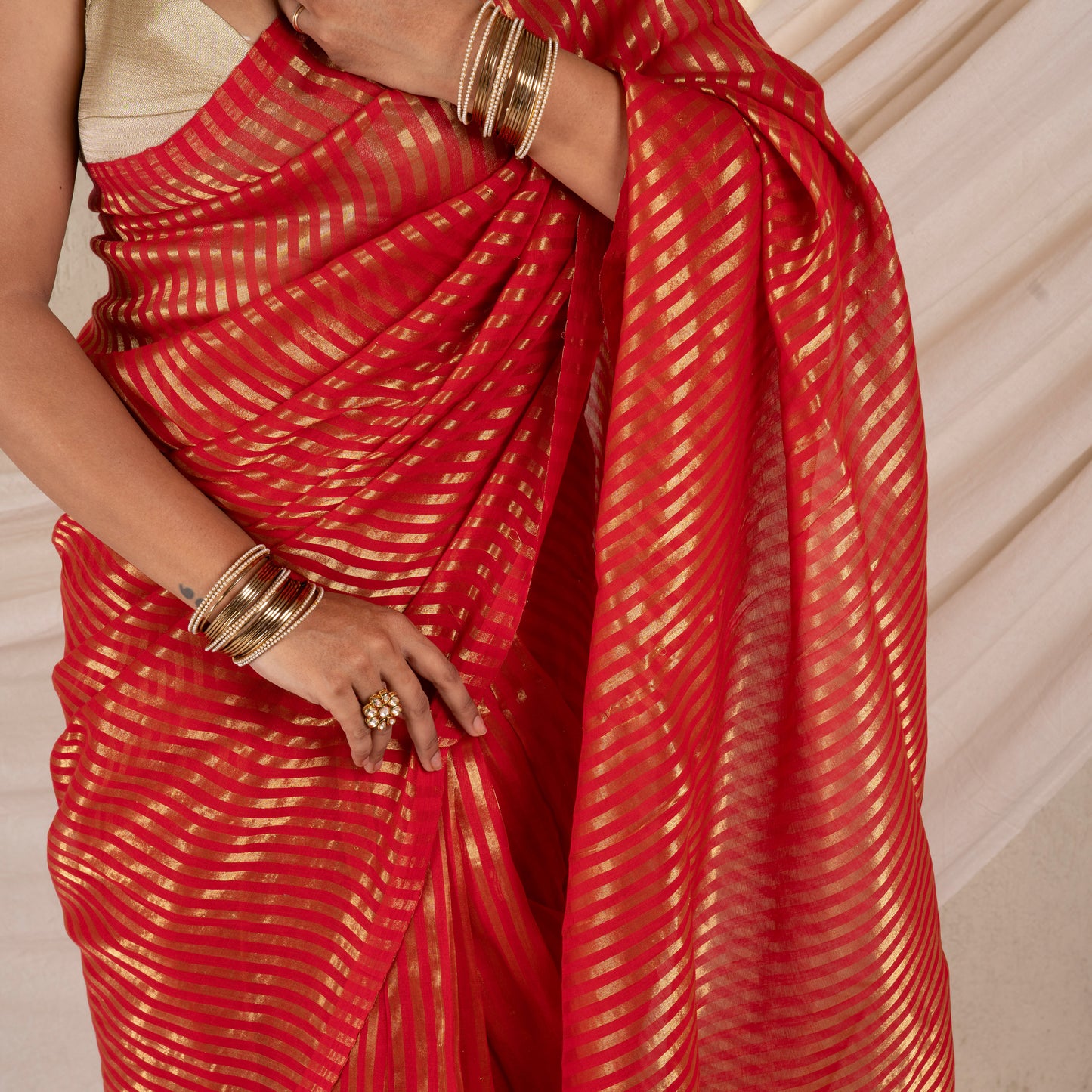 Manjari Cotton Zari Saree