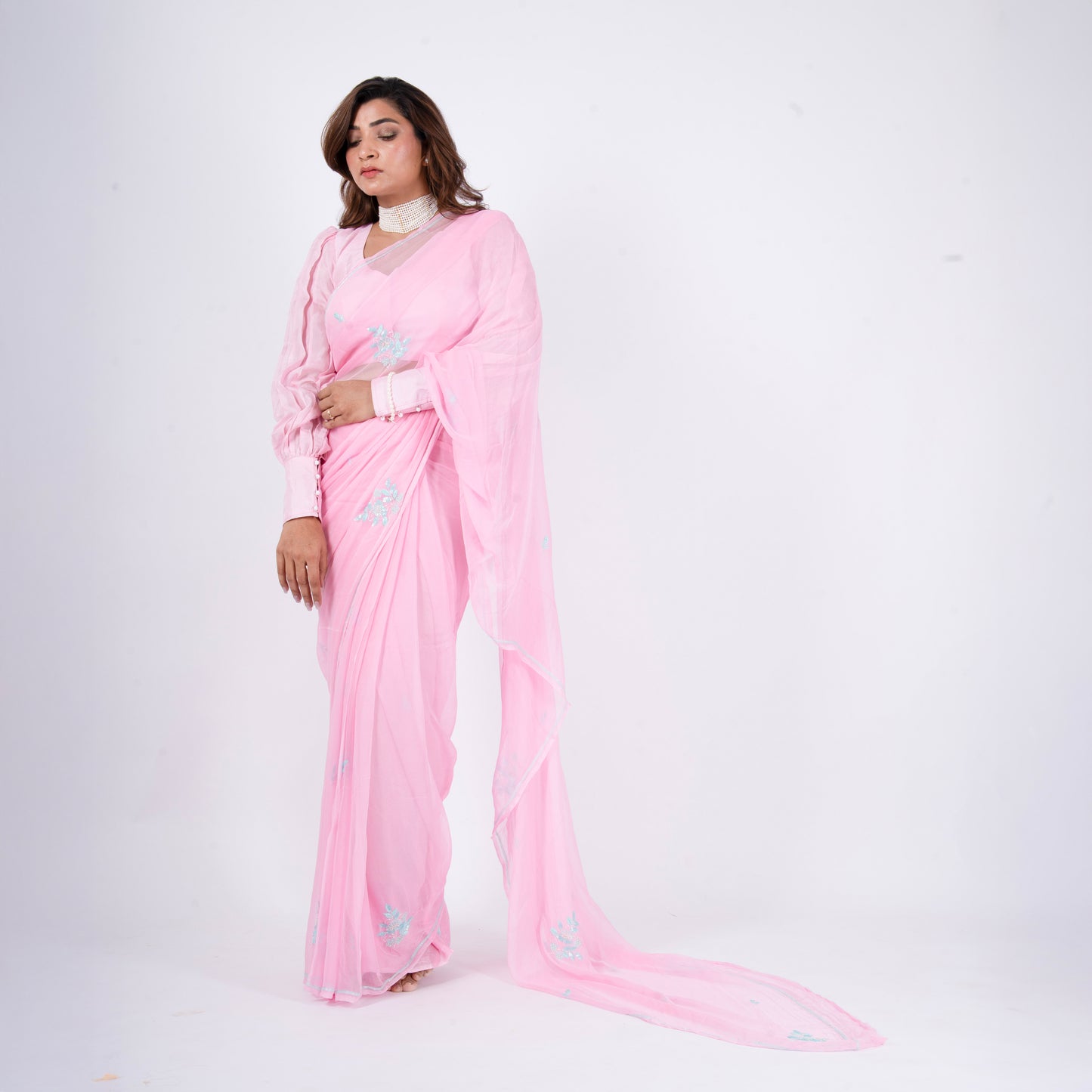 Florise Pure Chiffon Saree