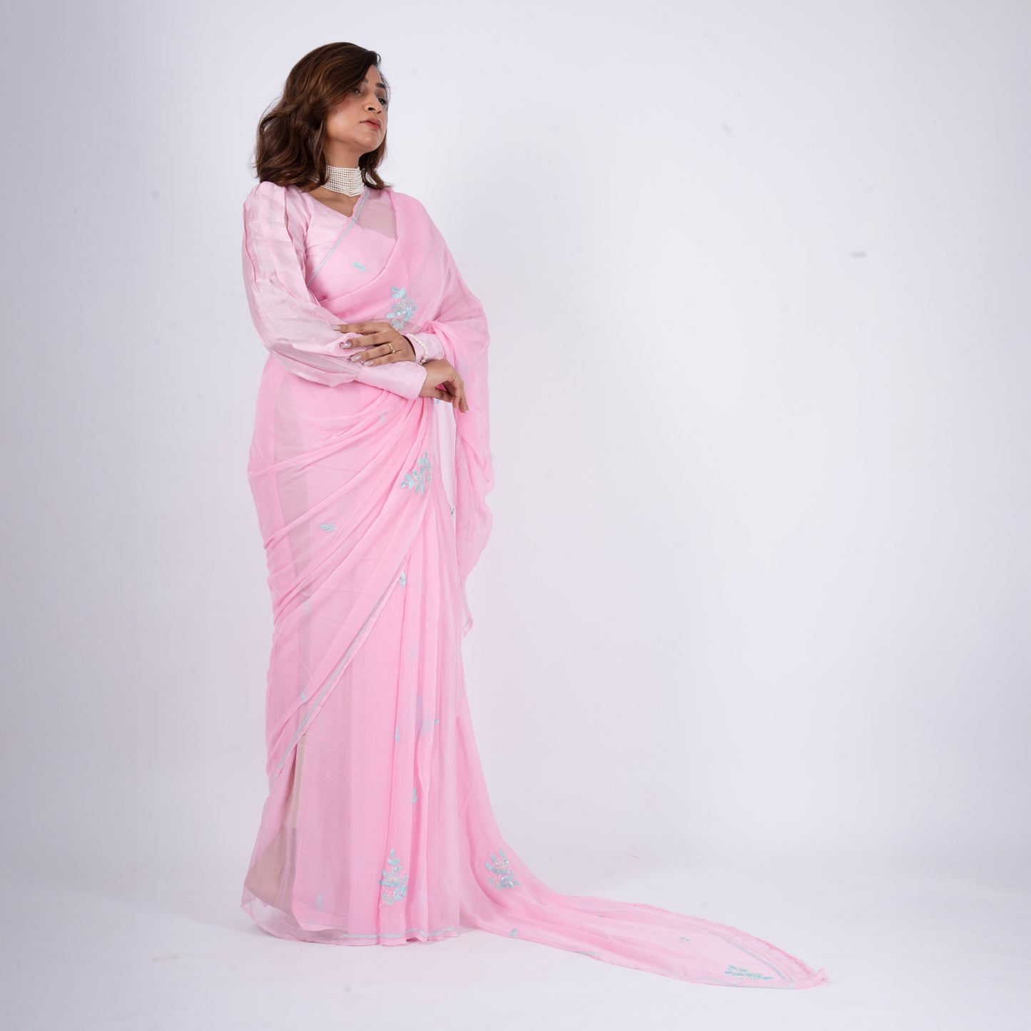 Florise Pure Chiffon Saree