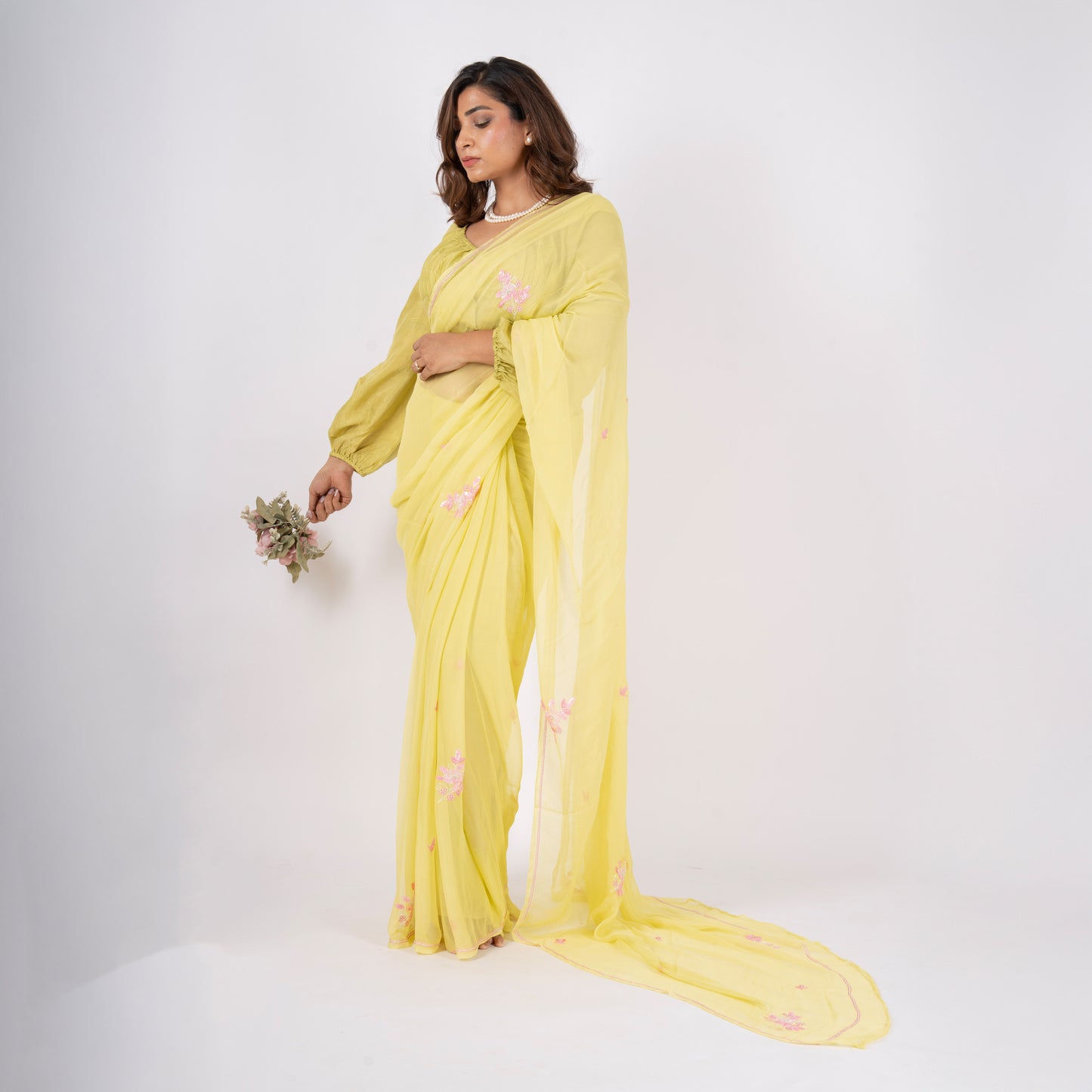 Celina Pure Chiffon Saree