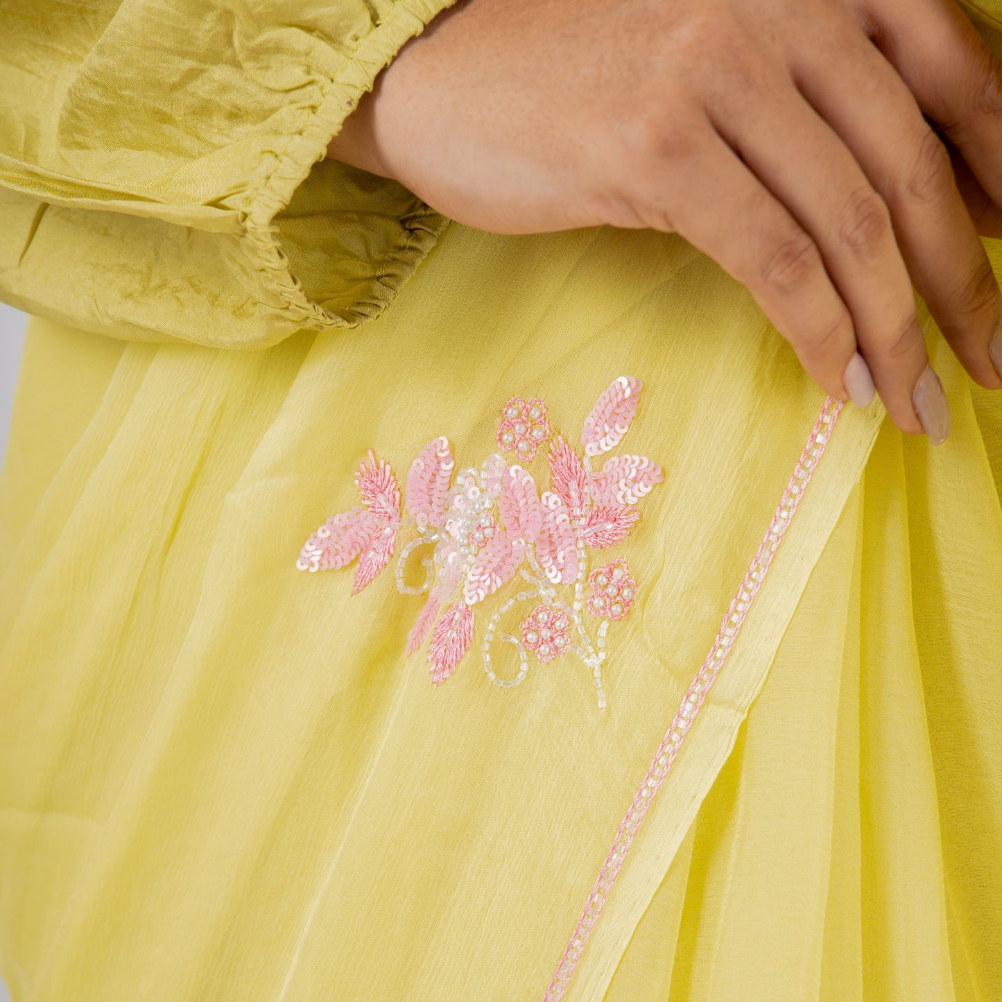 Celina Pure Chiffon Saree