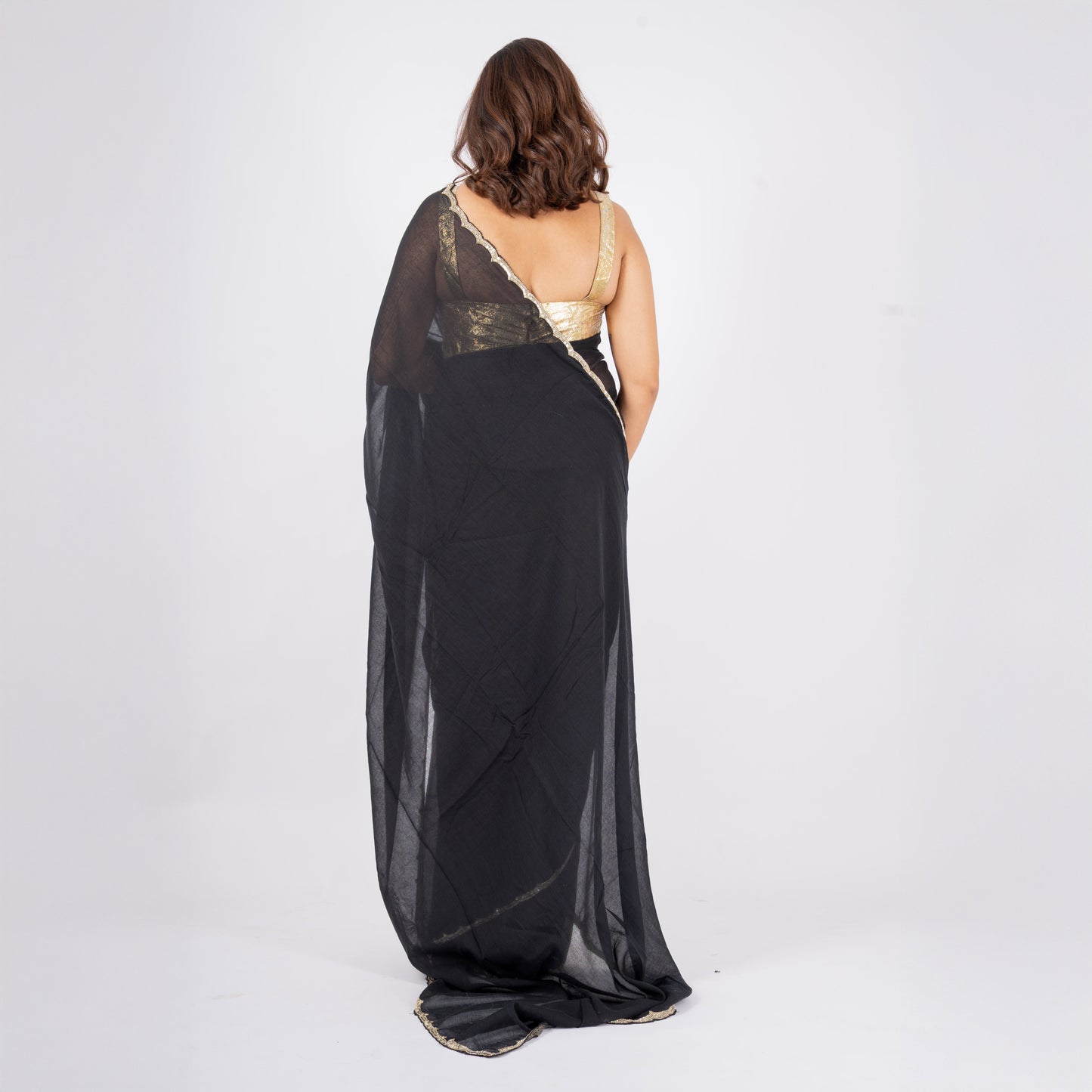 Art Deco Mul Saree