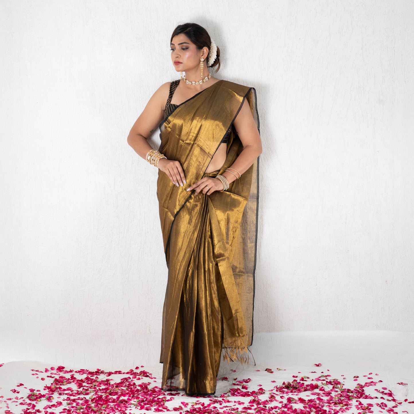 Zira Mulmul Tissue Saree