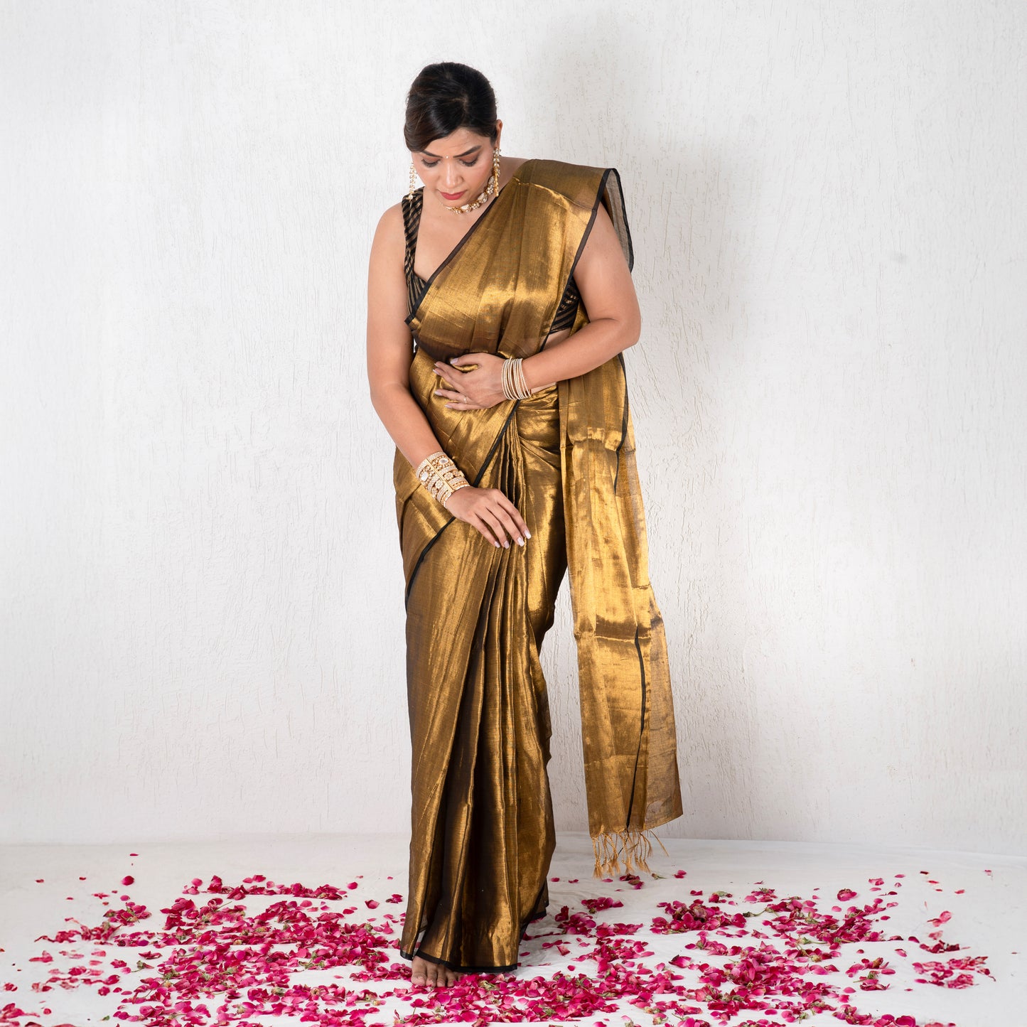 Zira Mulmul Tissue Saree
