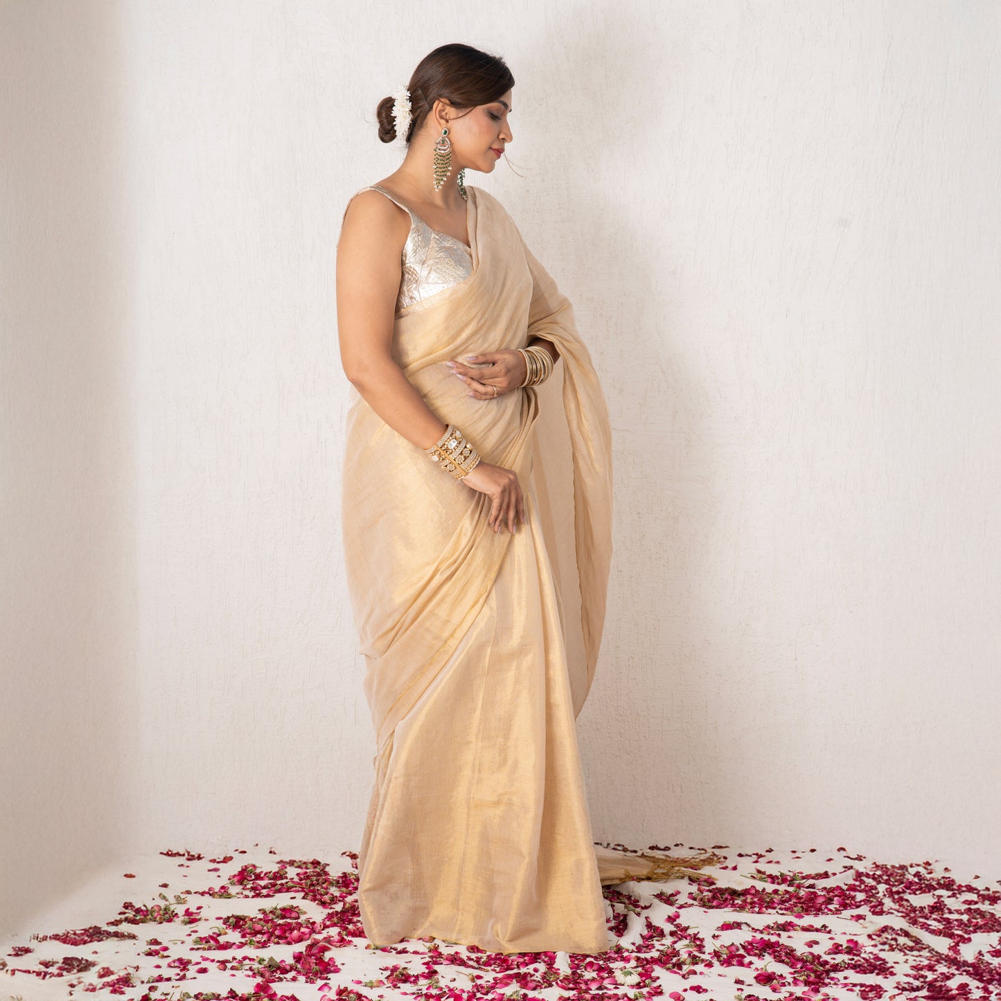 Meira Mulmul Tissue Saree