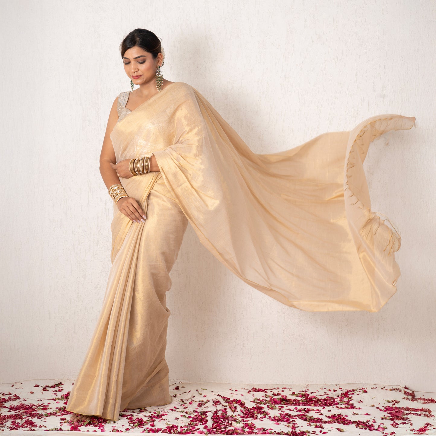 Meira Mulmul Tissue Saree