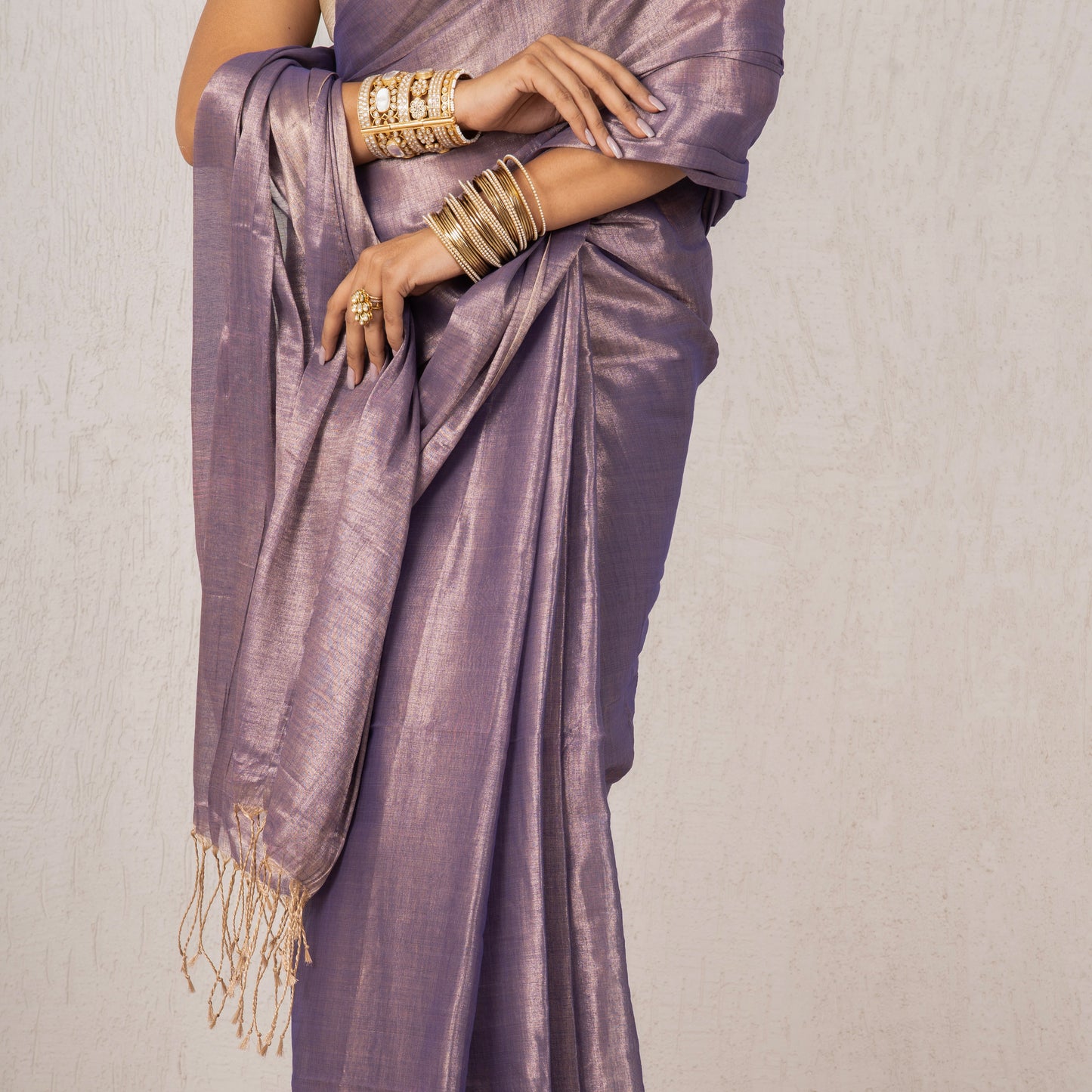 Tarini Mulmul Tissue Saree