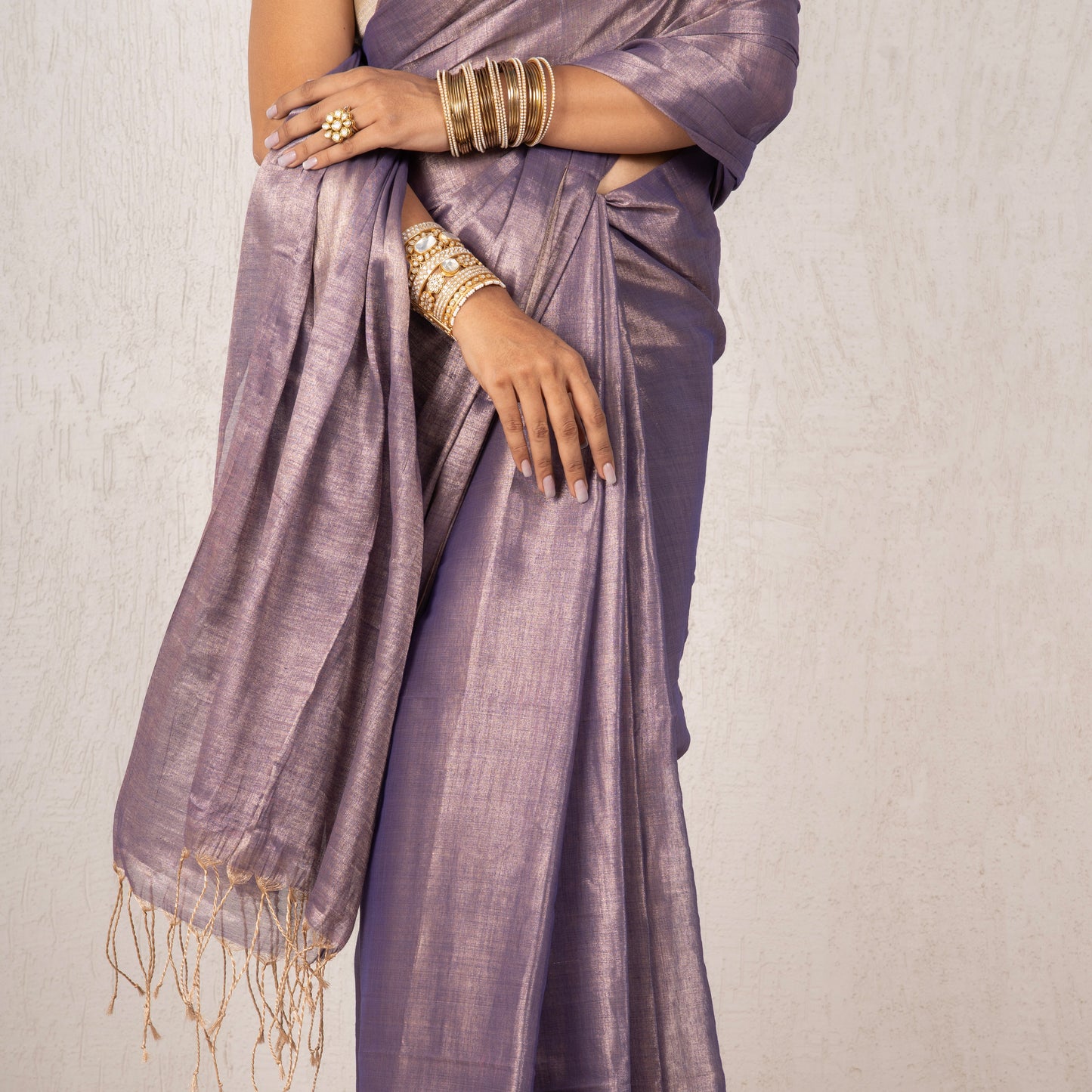 Tarini Mulmul Tissue Saree
