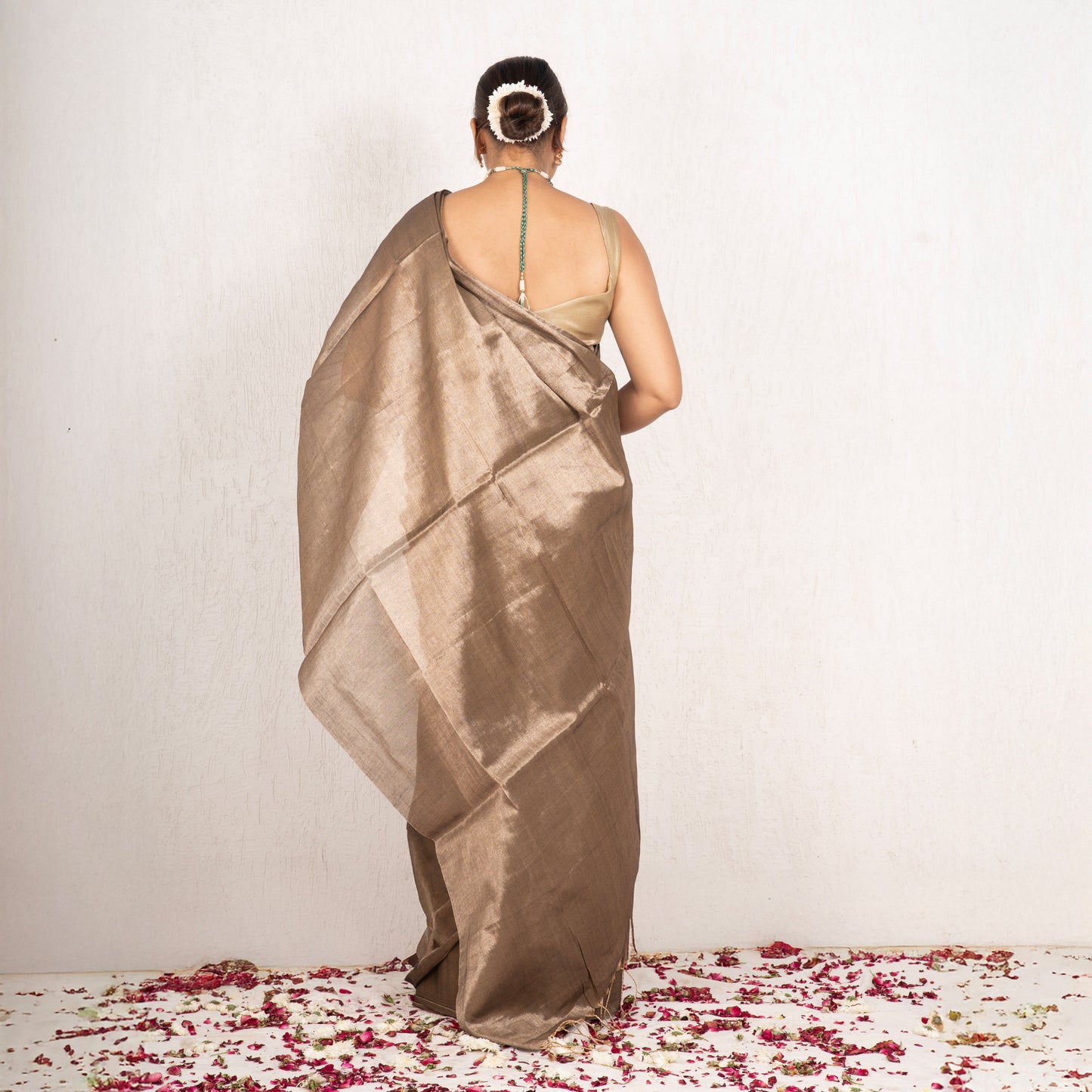 Ivara Mulmul Tissue Saree