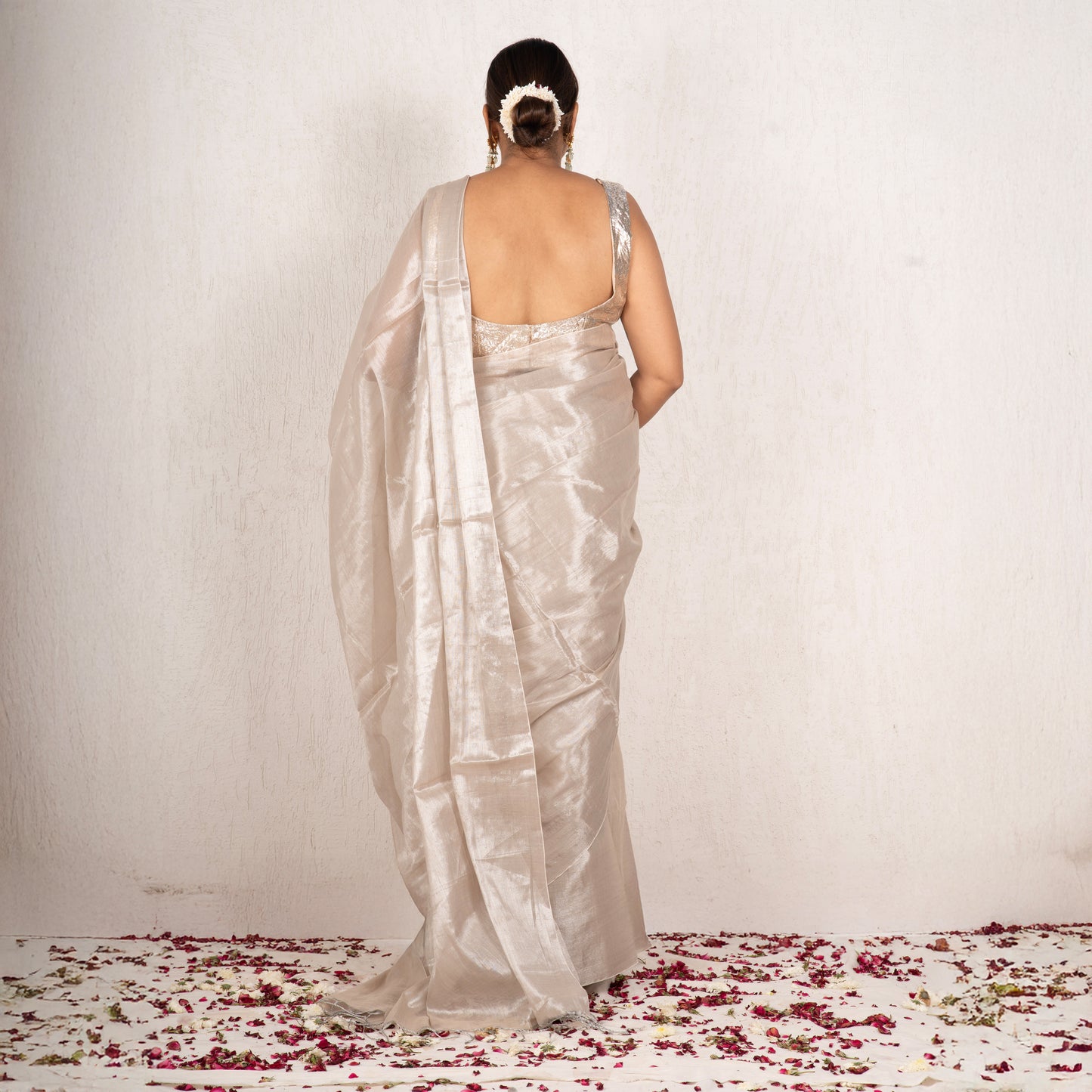 Shyra Mulmul Tissue Saree