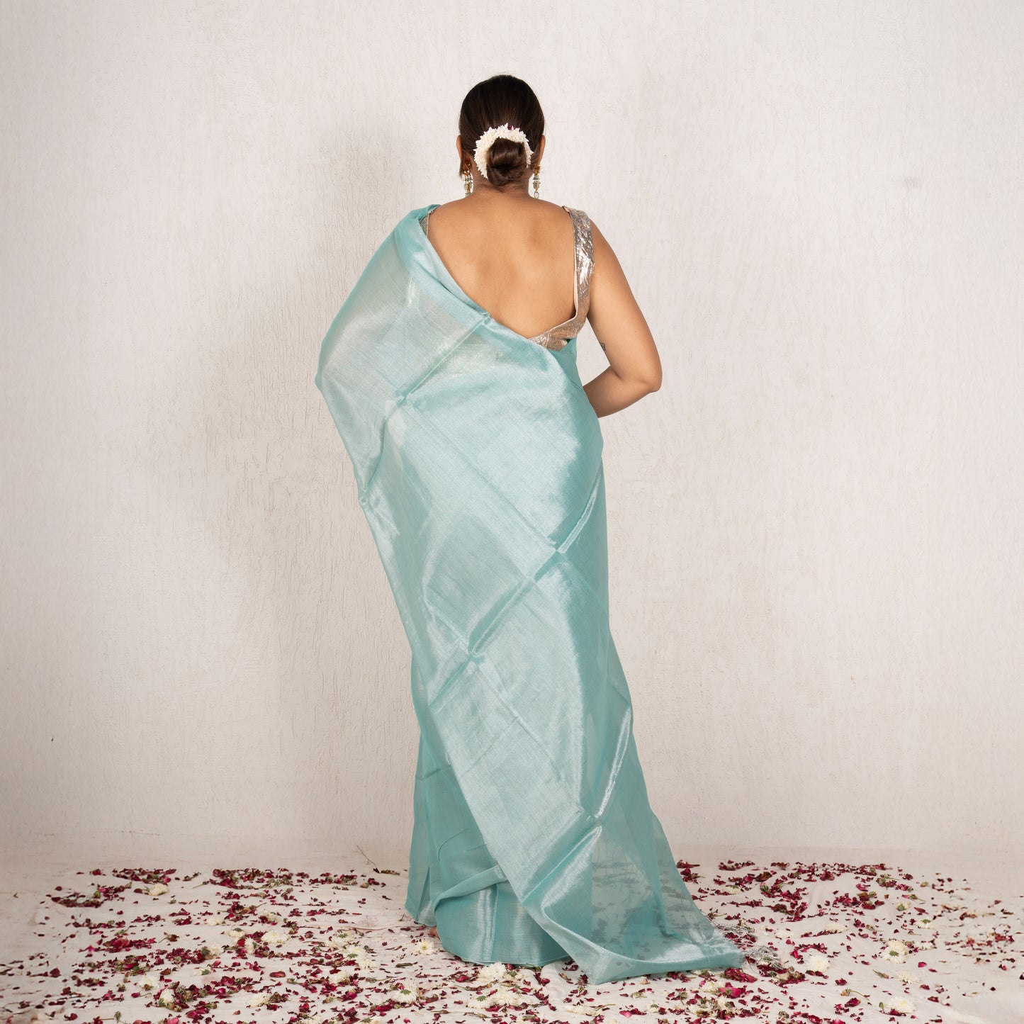 Nivira Mulmul Tissue Saree
