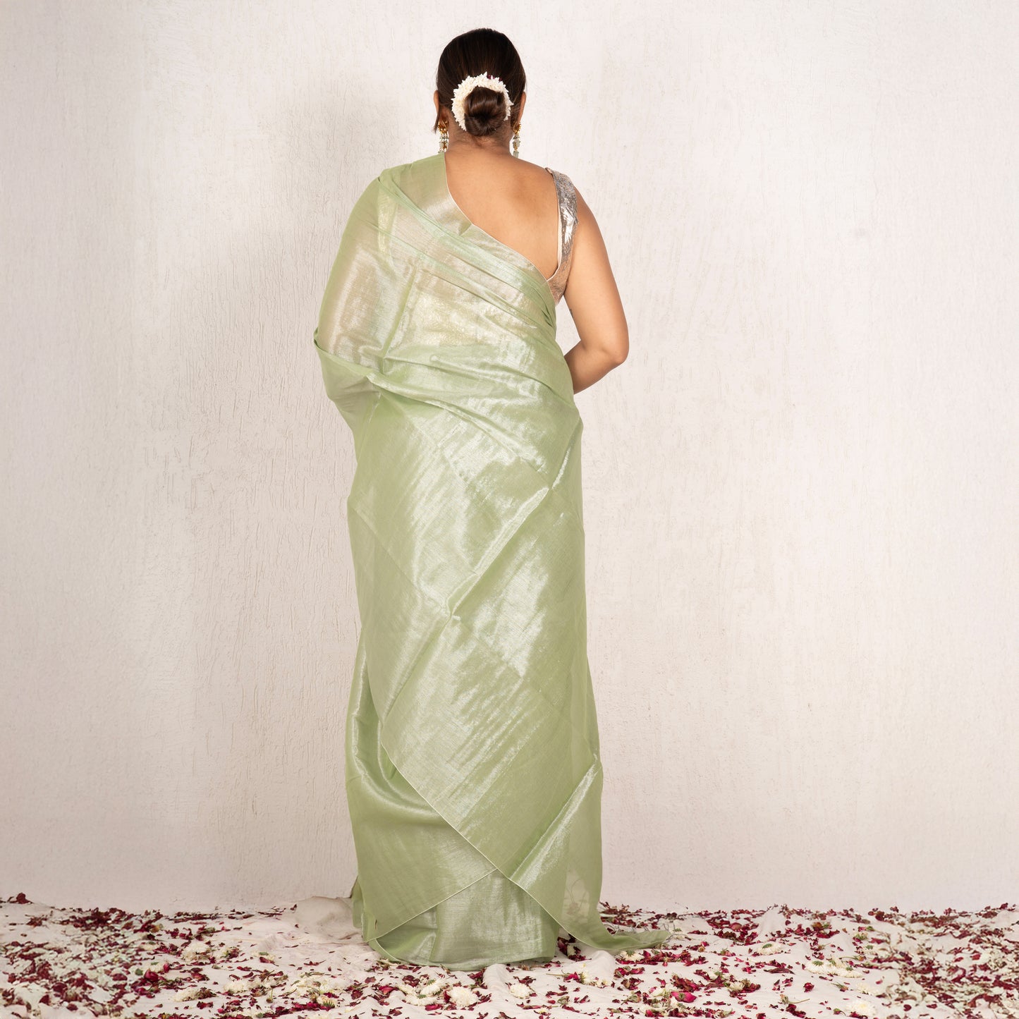 Zenya Mulmul Tissue Saree