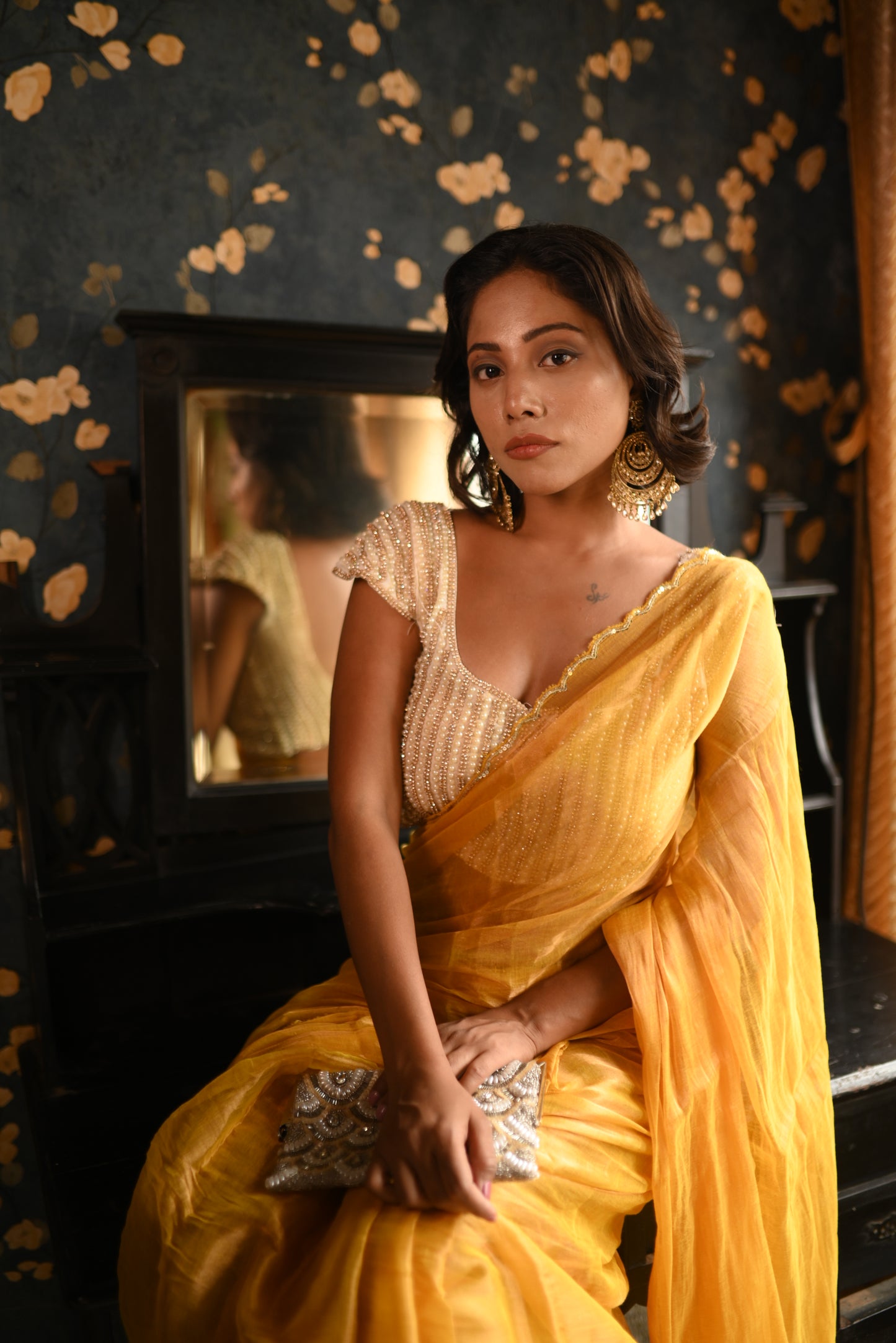 Miss Earth Tissue Saree