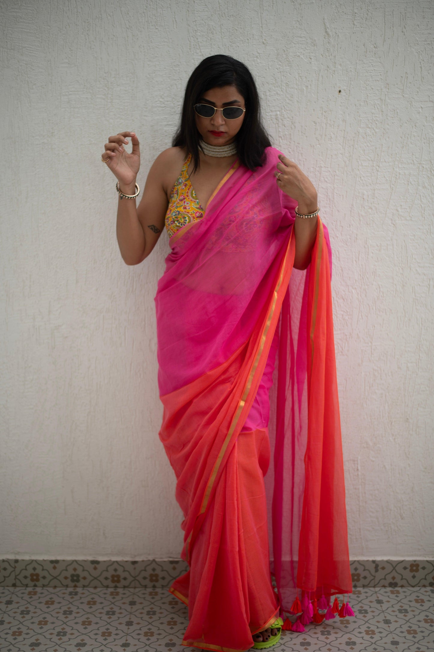Haseen Dilruba Mul Saree