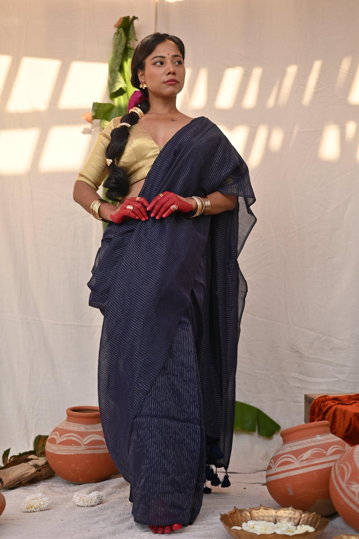 Magic At Midnight Mul Saree