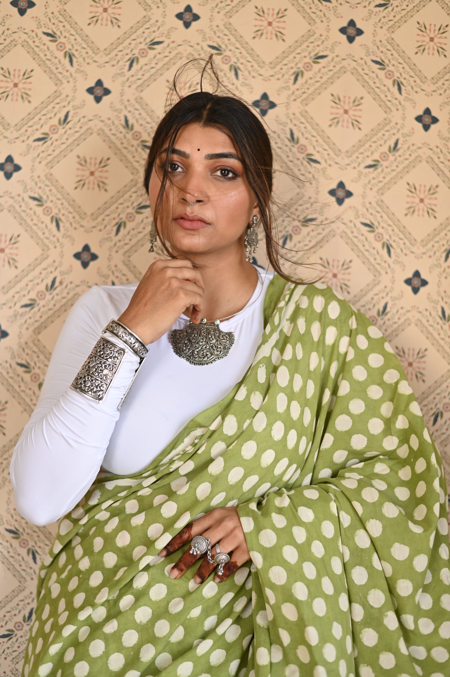 Kacha Aam Dabu Mulmul Saree