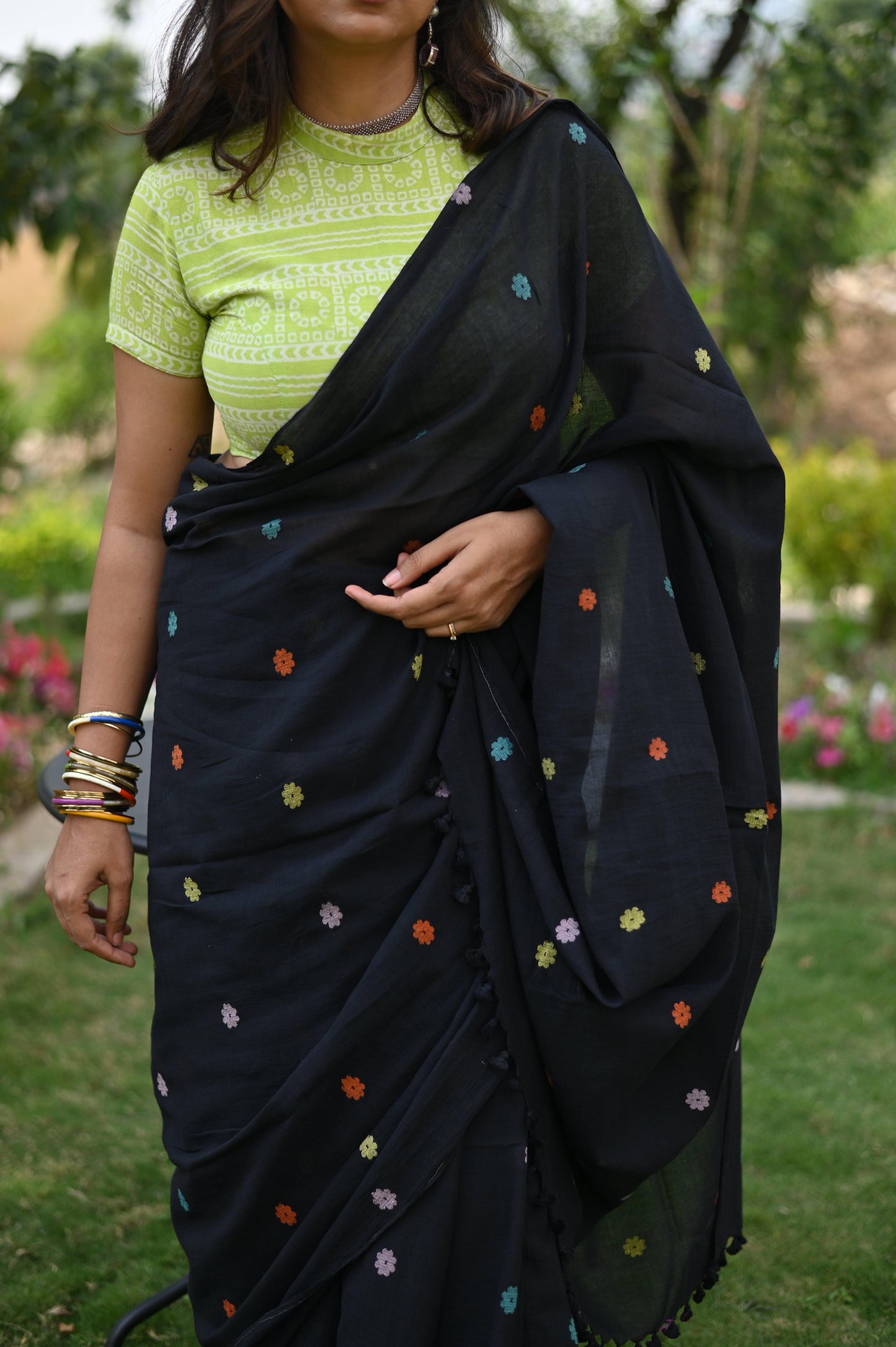 Bloom Jamdani Saree
