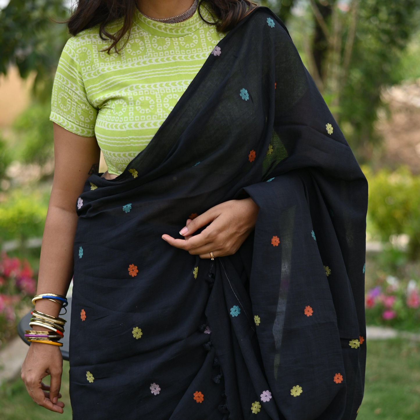 Bloom Jamdani Saree