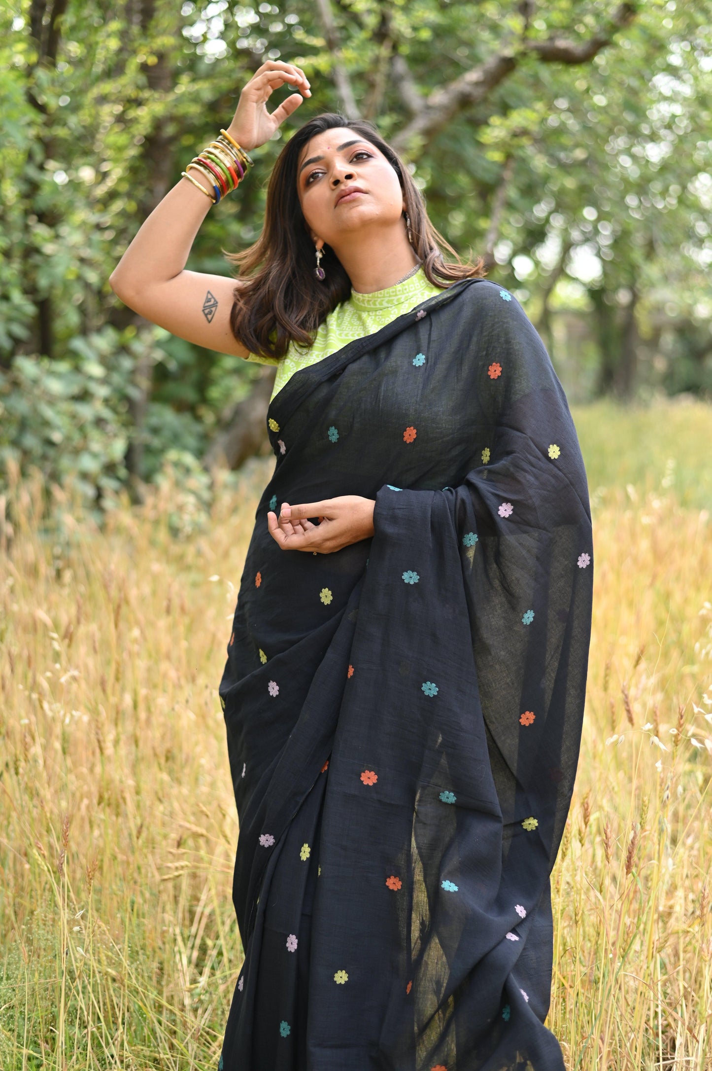 Bloom Jamdani Saree