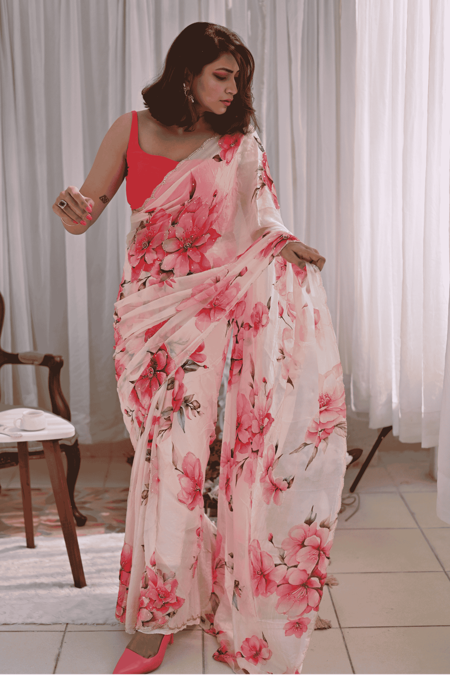 Camellia Pure Silk Saree