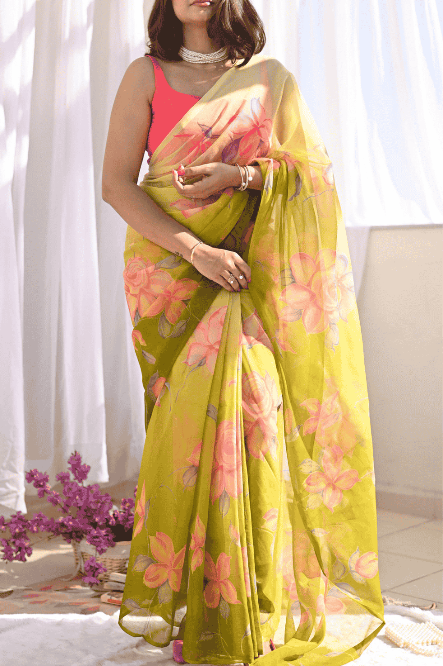 Olivia Chiffon Saree
