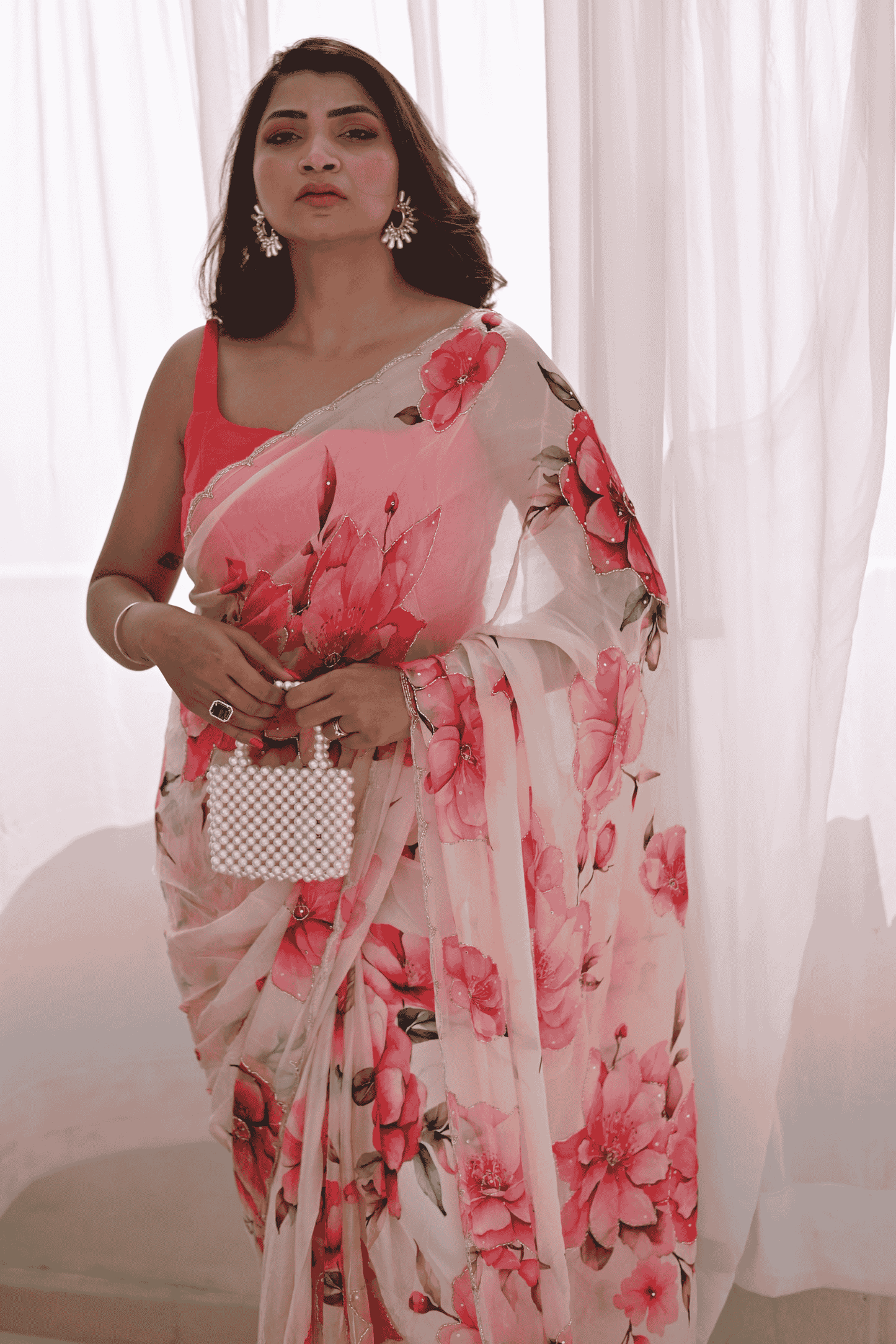 Camellia Pure Silk Saree