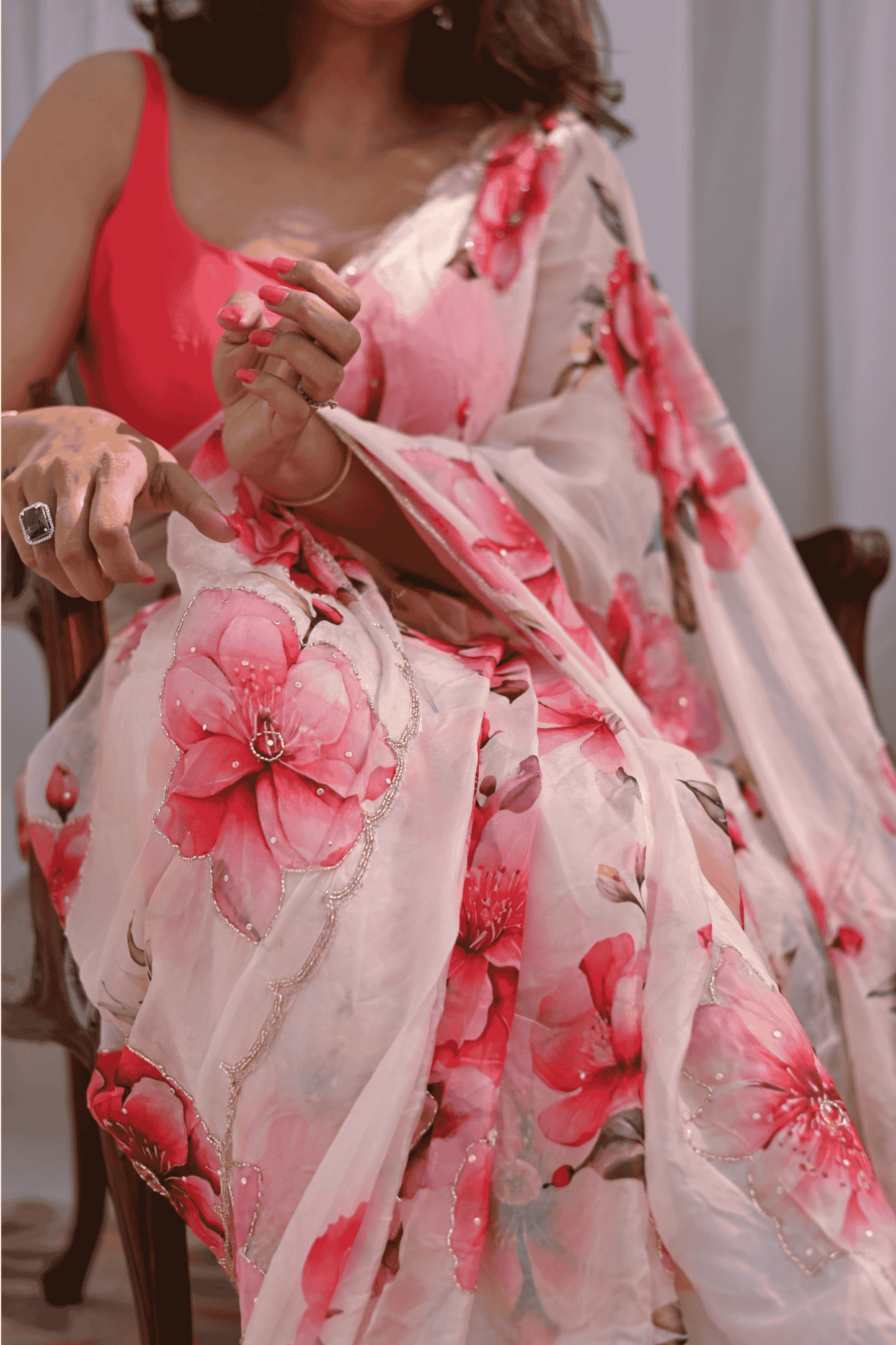 Camellia Pure Silk Saree