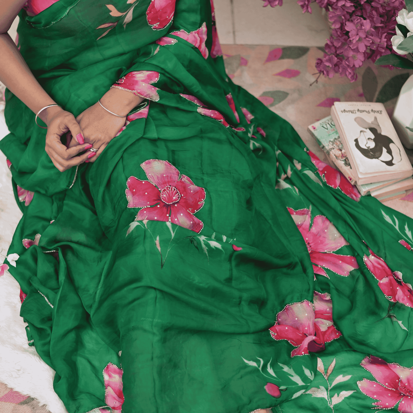 Plumeria Pure Silk Saree