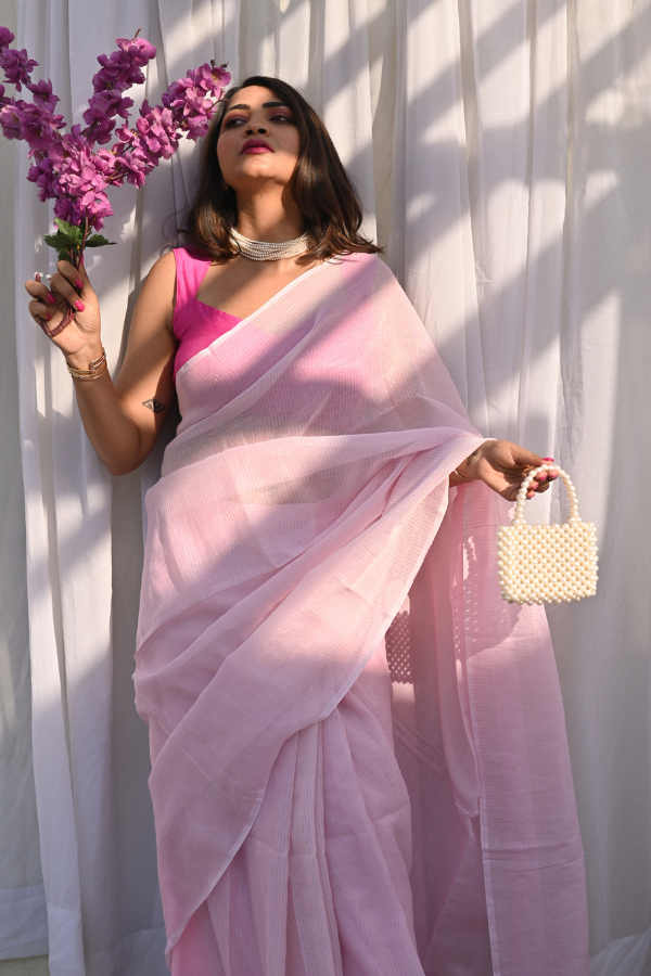 Summer Rośe Mul Saree