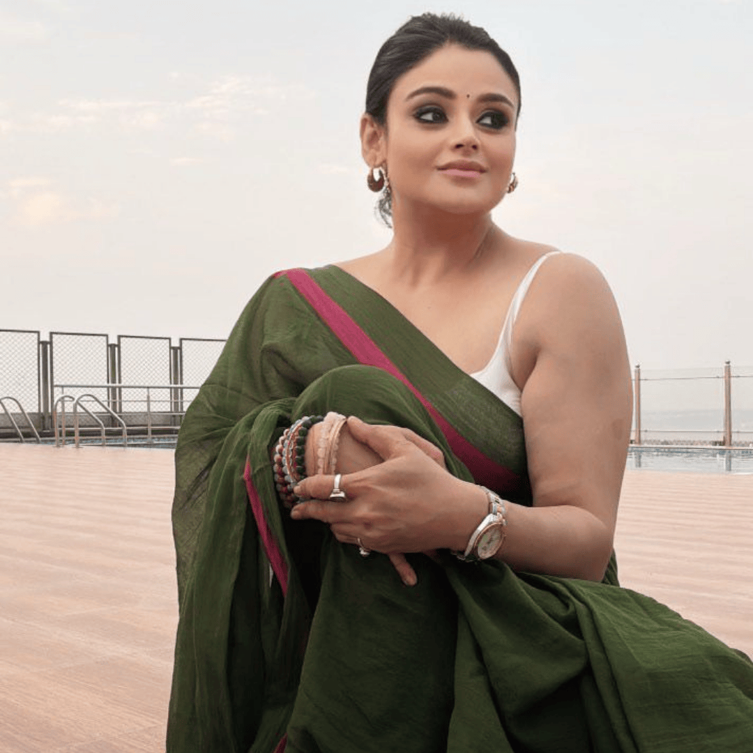 Pink Guava Mul Saree