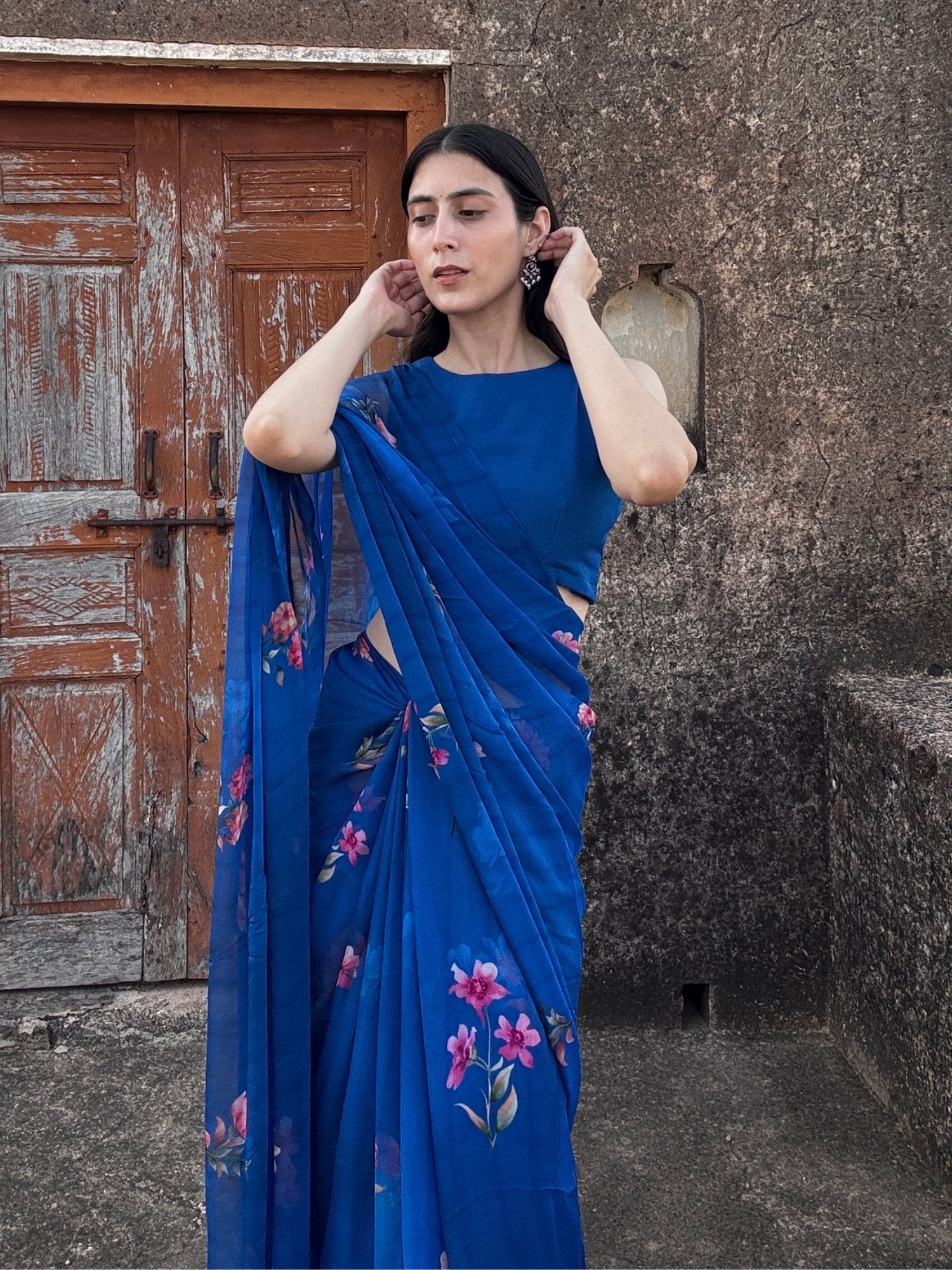 Blue Sarees