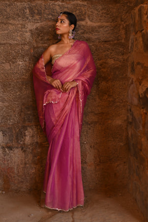 Raani Handwoven Tissue Saree