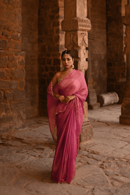Raani Handwoven Tissue Saree