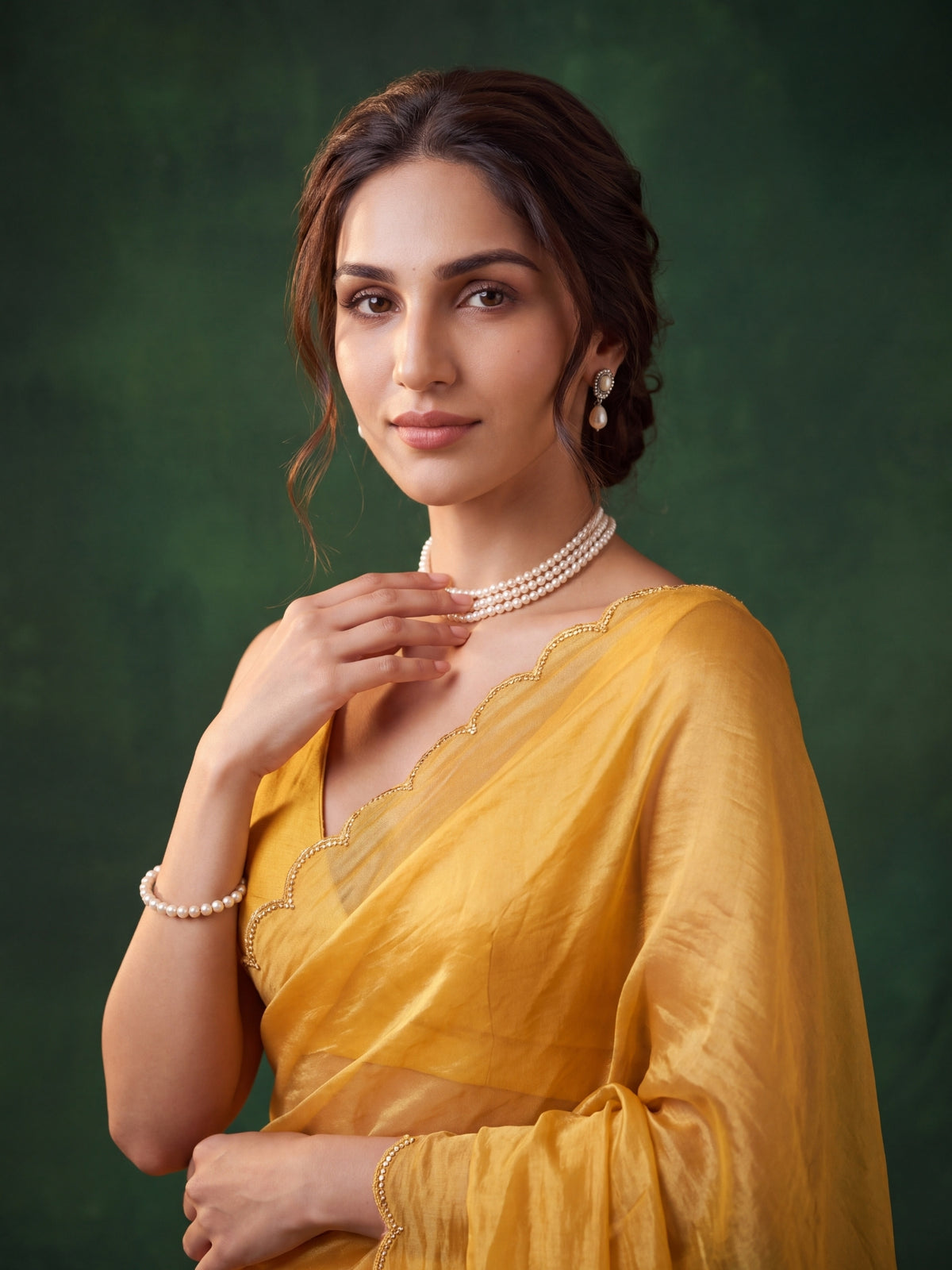 Miss Earth Tissue Saree