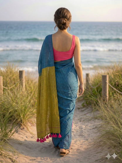 Full Swag Acrylic Cotton Saree