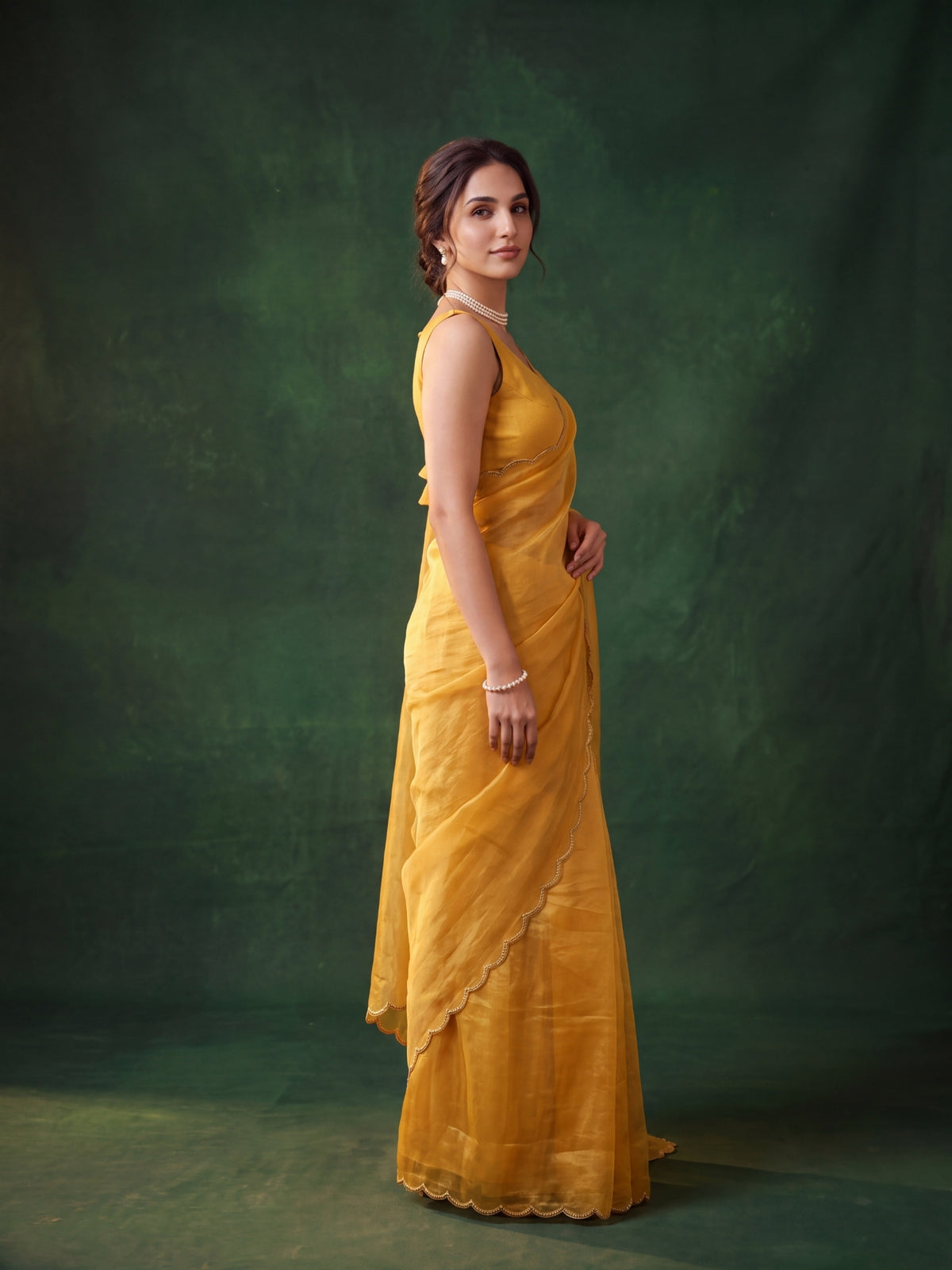 Miss Earth Tissue Saree