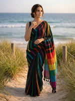 Rush Hour Acrylic Cotton Saree