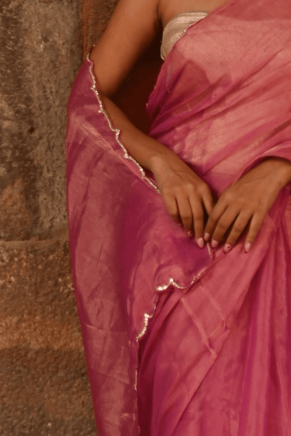 Raani Handwoven Tissue Saree