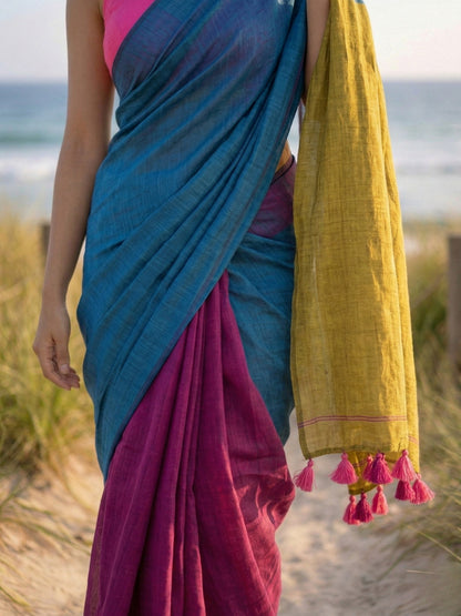 Full Swag Acrylic Cotton Saree