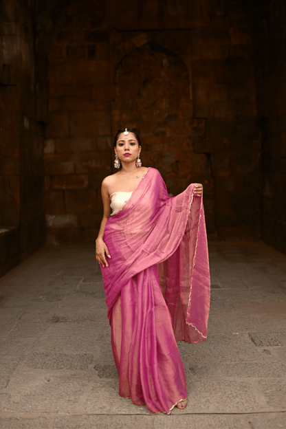 Raani Handwoven Tissue Saree