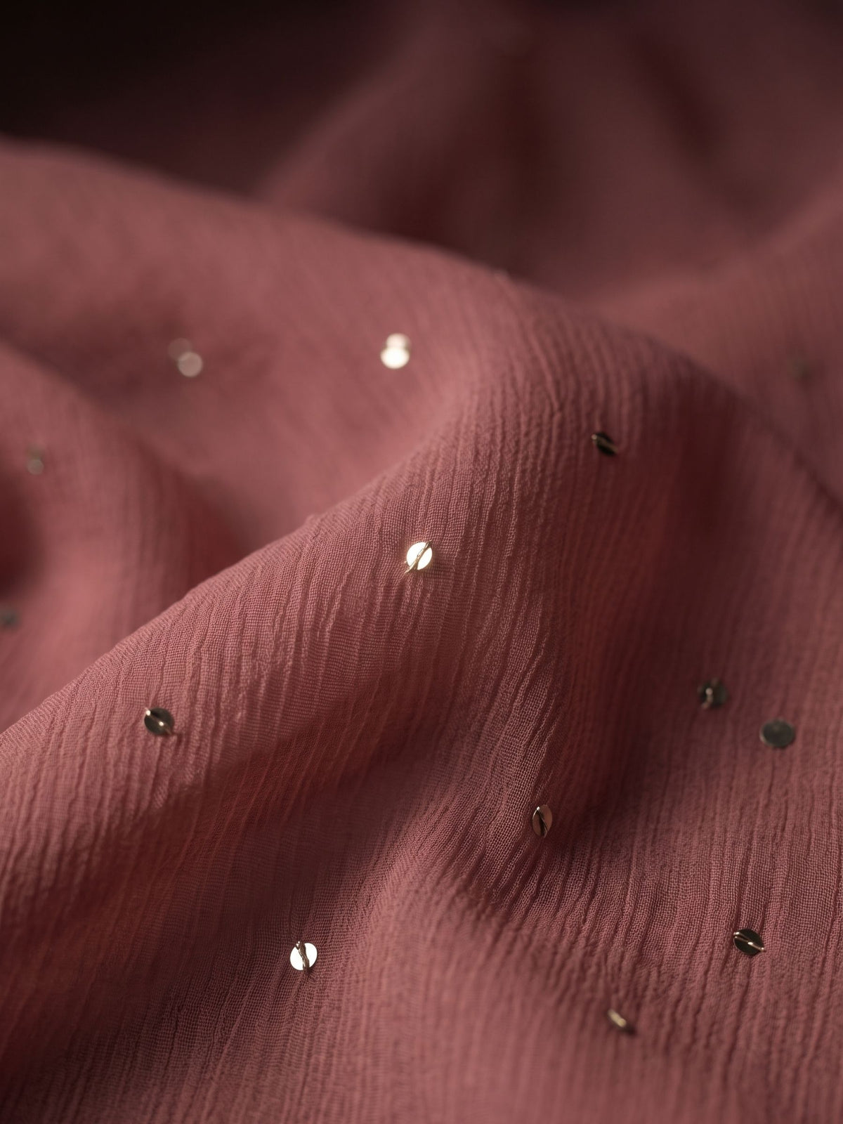 Showtime - Desert Rose Mukaish Work Chiffon Partywear Saree