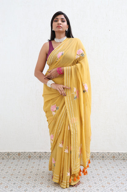 Walking On Sunshine Saree